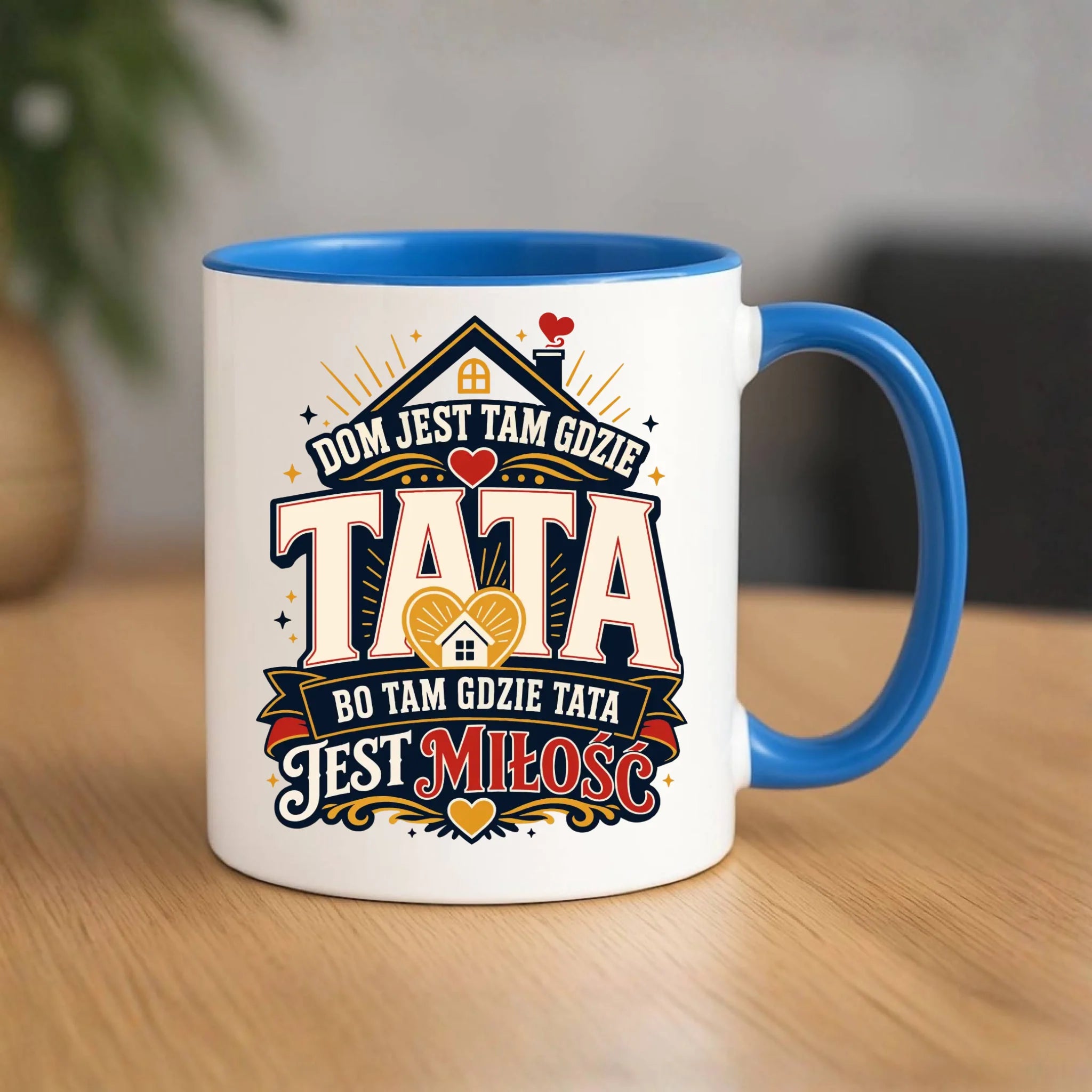 Kubek dla taty - Dom jest tam gdzie tata DT37 - StoryCups.pl