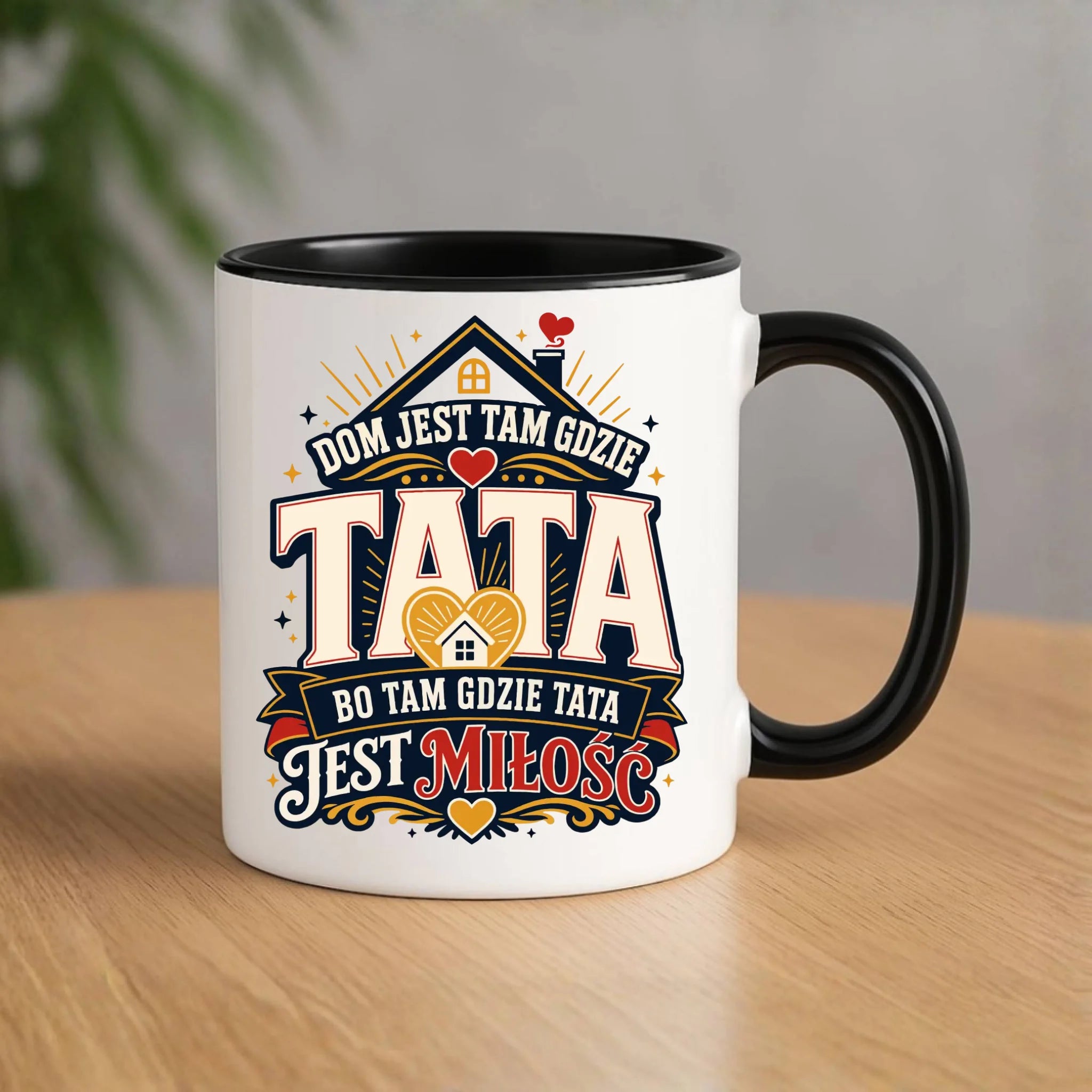 Kubek dla taty - Dom jest tam gdzie tata DT37 - StoryCups.pl