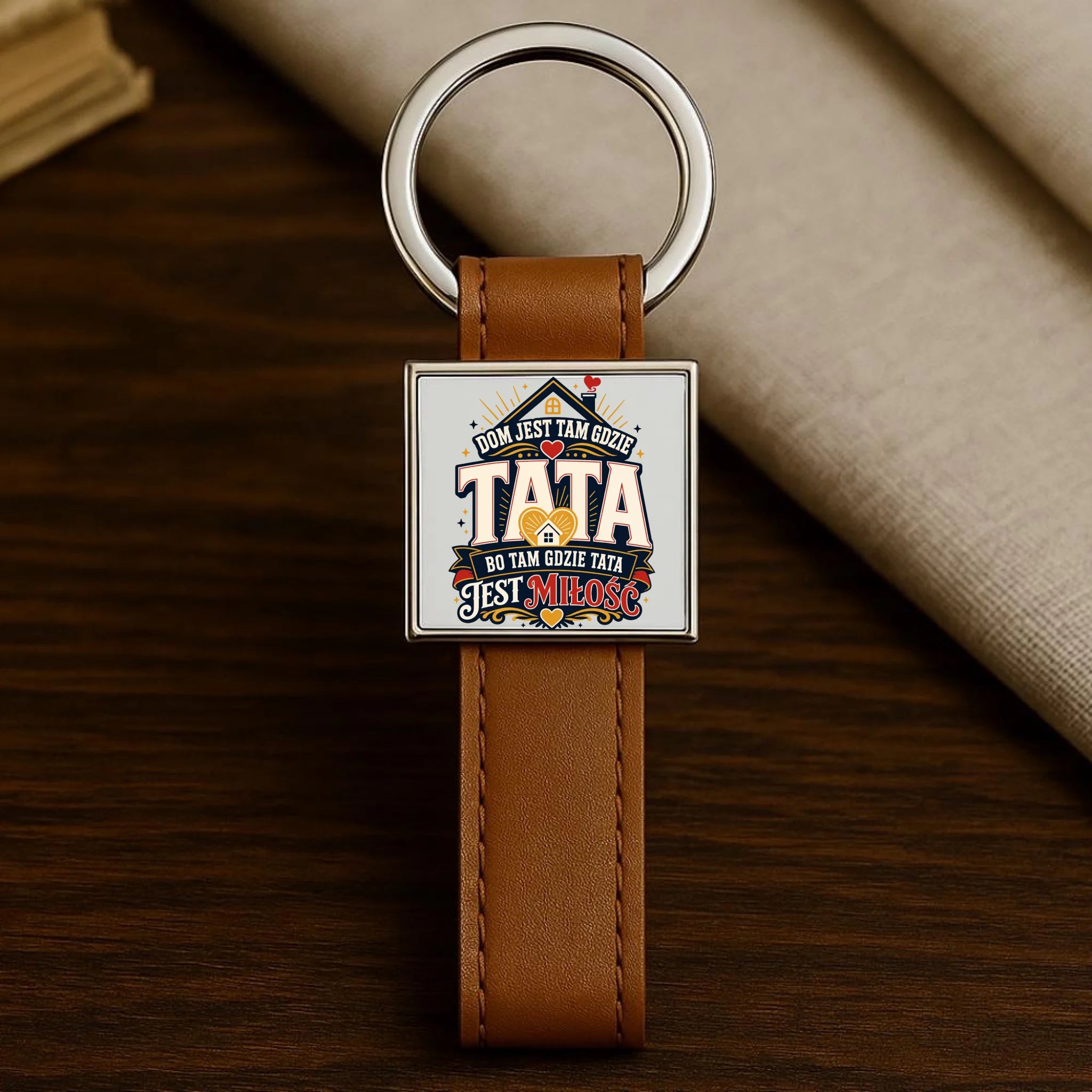 Brelok dla taty - Dom jest tam gdzie tata DT37 - StoryCups.pl