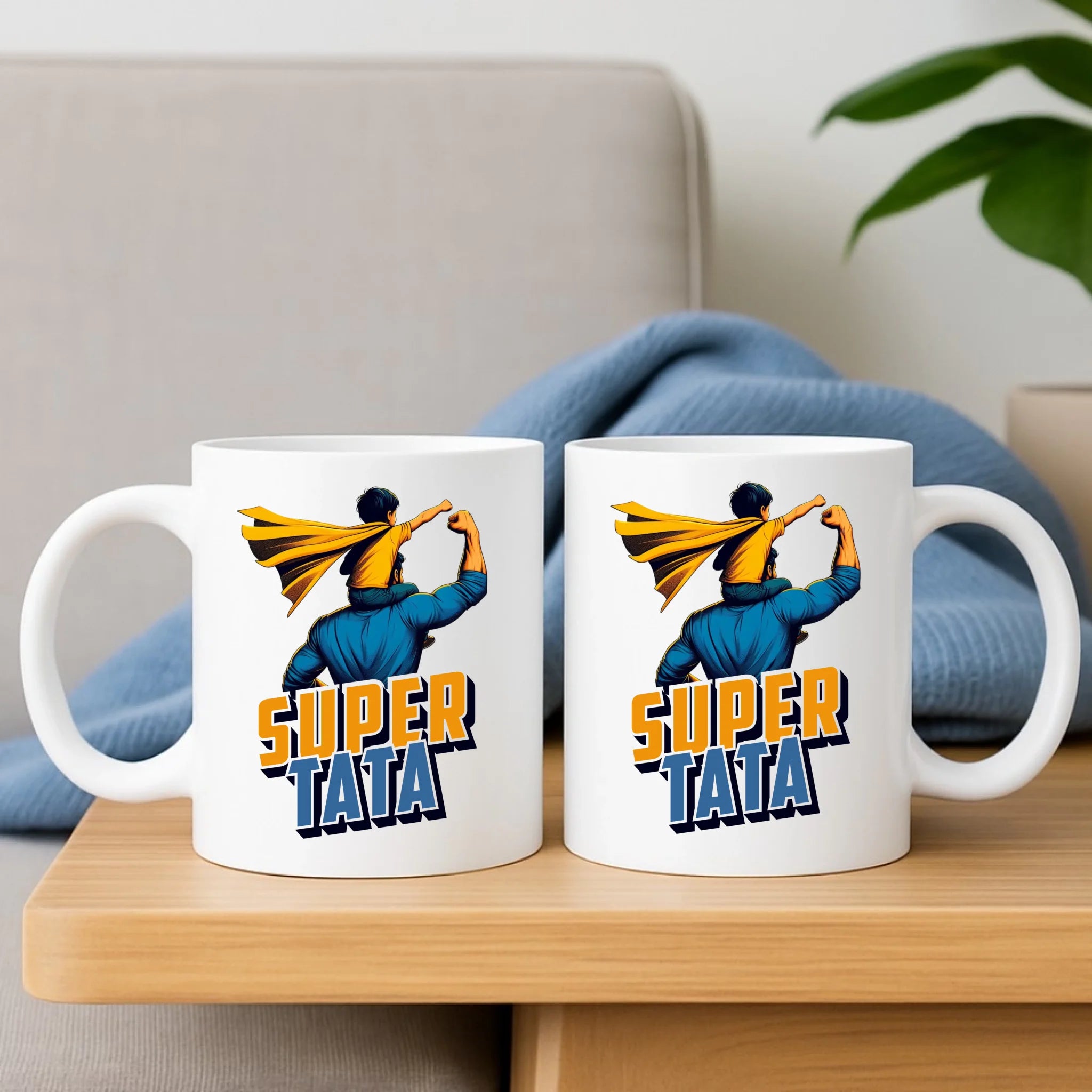 Kubek dla taty - Super Tata z synem DT38 - StoryCups.pl