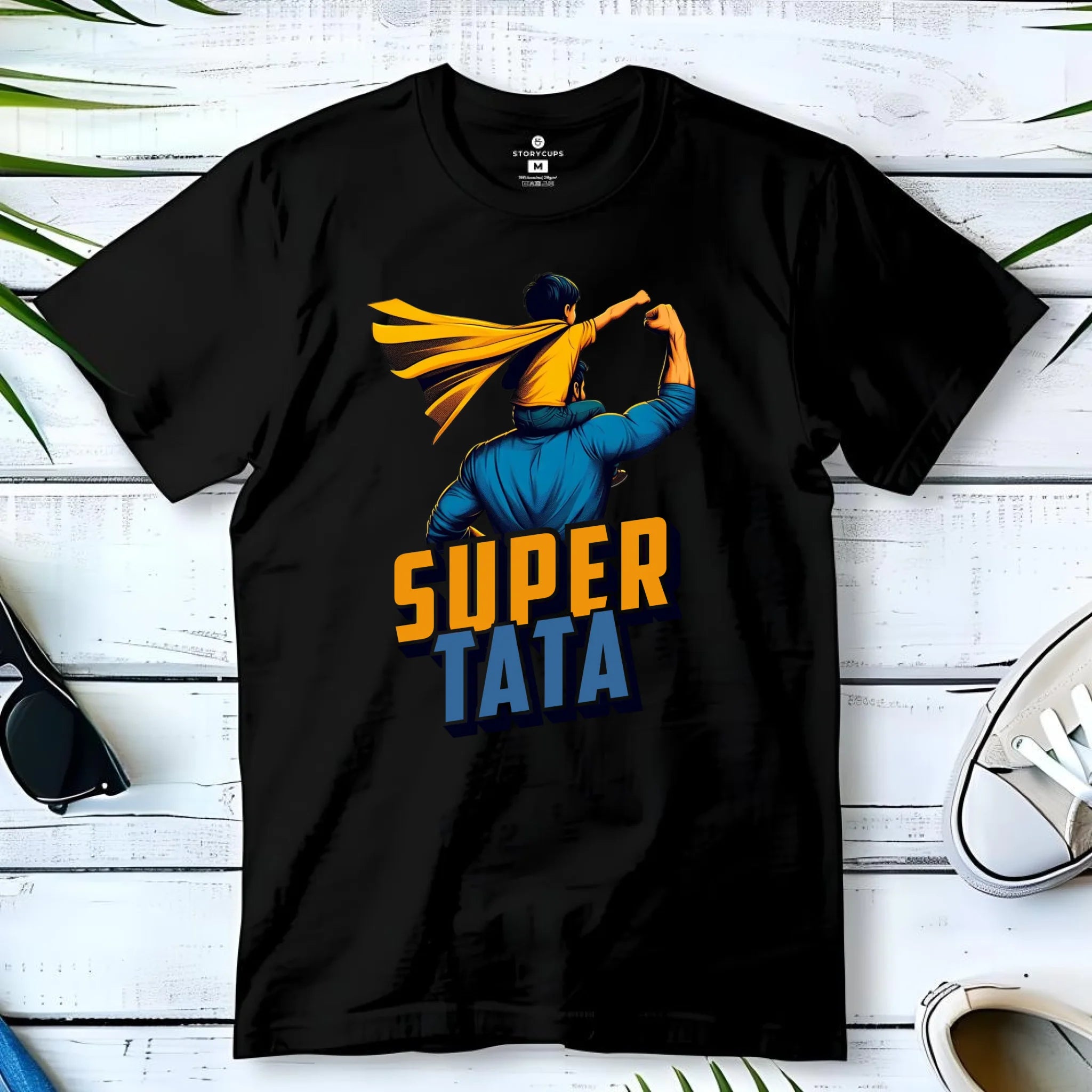 Koszulka dla taty - Super Tata z synem DT38 - StoryCups.pl