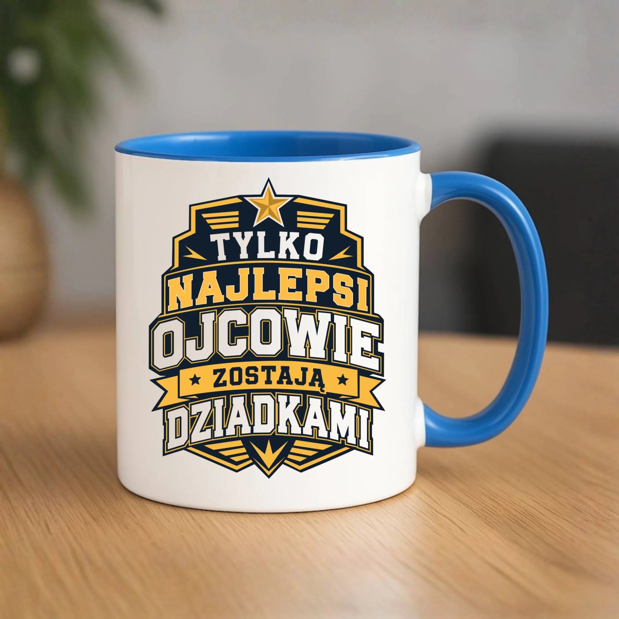 Kubek dla taty przyszłego dziadka - Tylko najlepsi ojcowie zostają dziadkami DT39 - StoryCups.pl