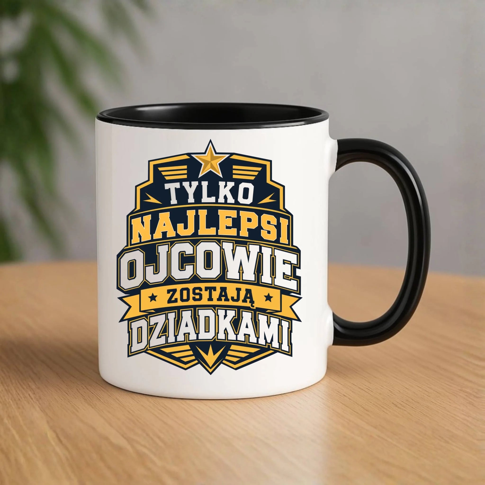 Kubek dla taty przyszłego dziadka - Tylko najlepsi ojcowie zostają dziadkami DT39 - StoryCups.pl