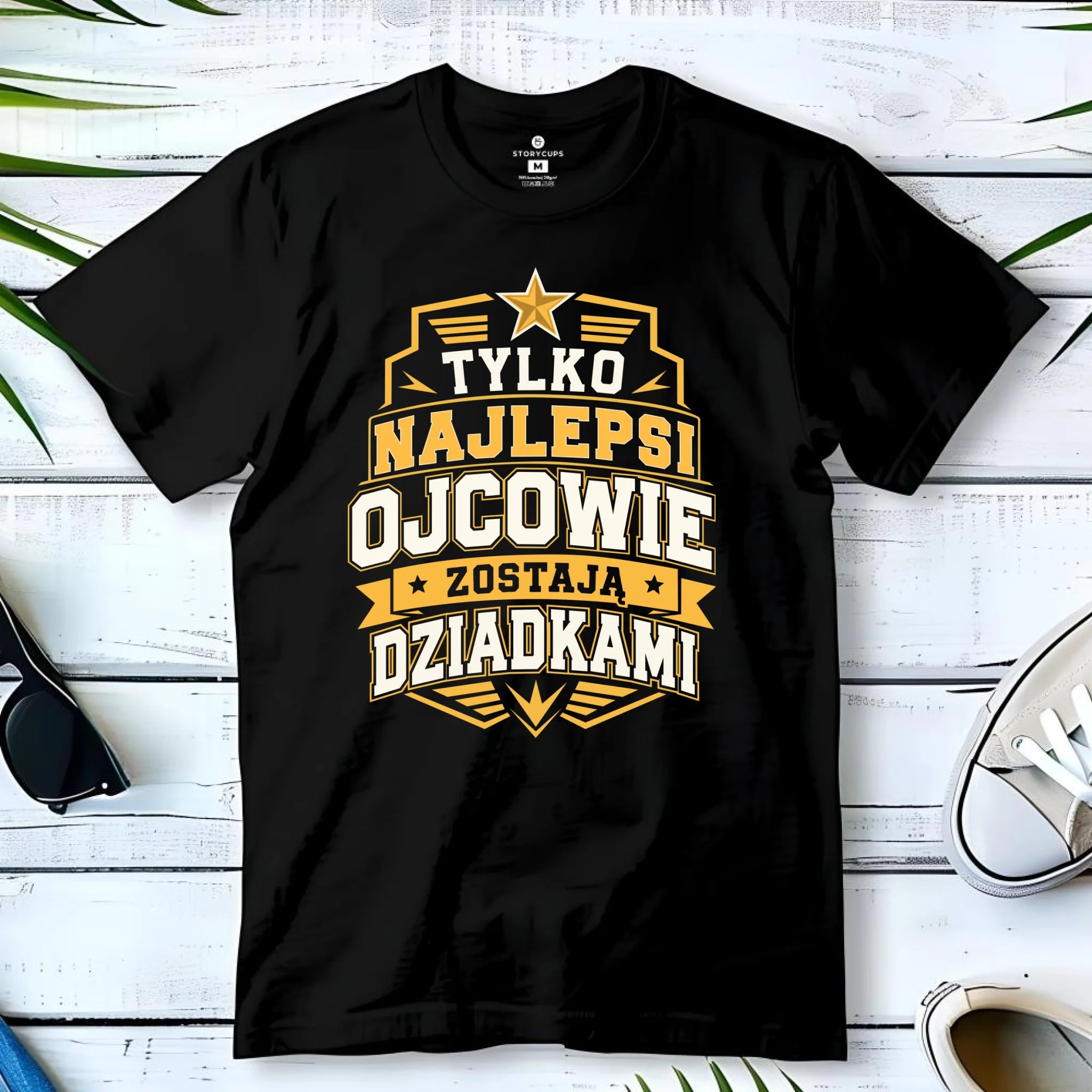 Koszulka dla taty przyszłego dziadka - Tylko najlepsi ojcowie zostają dziadkami DT39 - StoryCups.pl