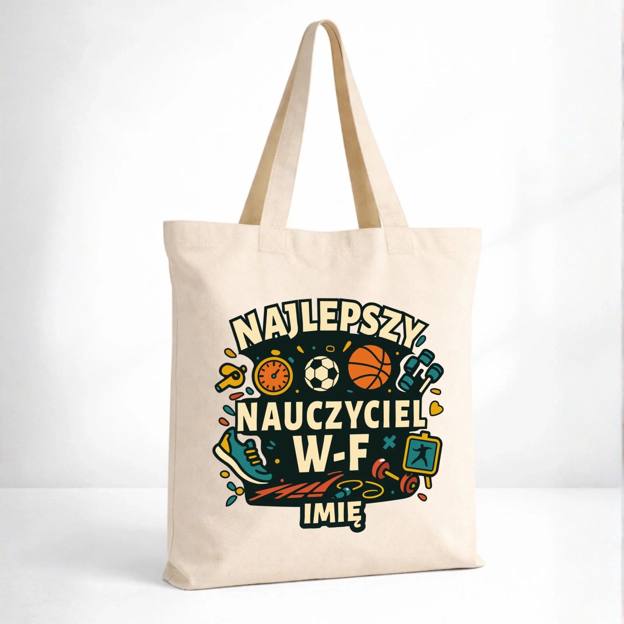 Torba dla nauczyciela wychowania fizycznego W-F - personalizowana N50 - StoryCups.pl