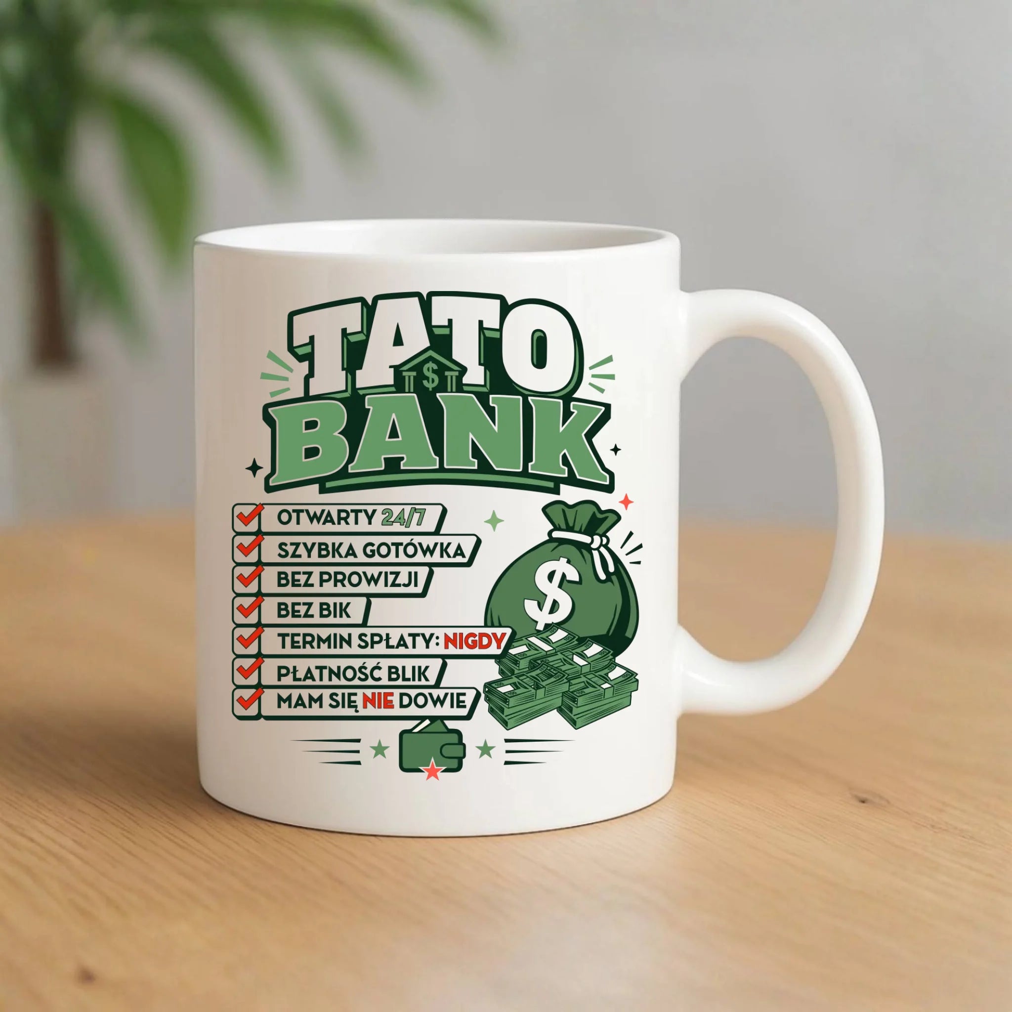Kubek dla taty - Tato Bank DT41 - StoryCups.pl