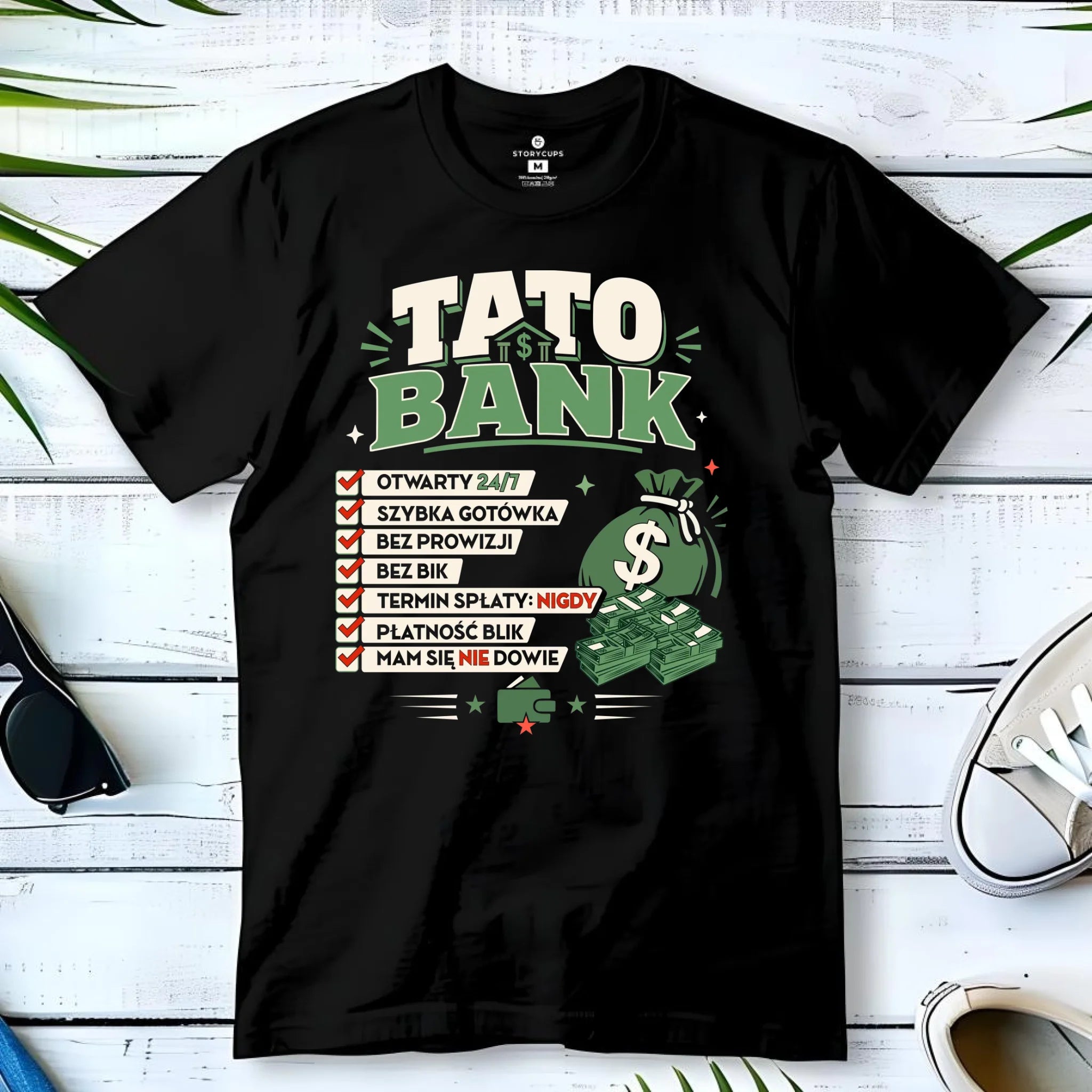 Koszulka dla taty - Tato Bank DT41 - StoryCups.pl