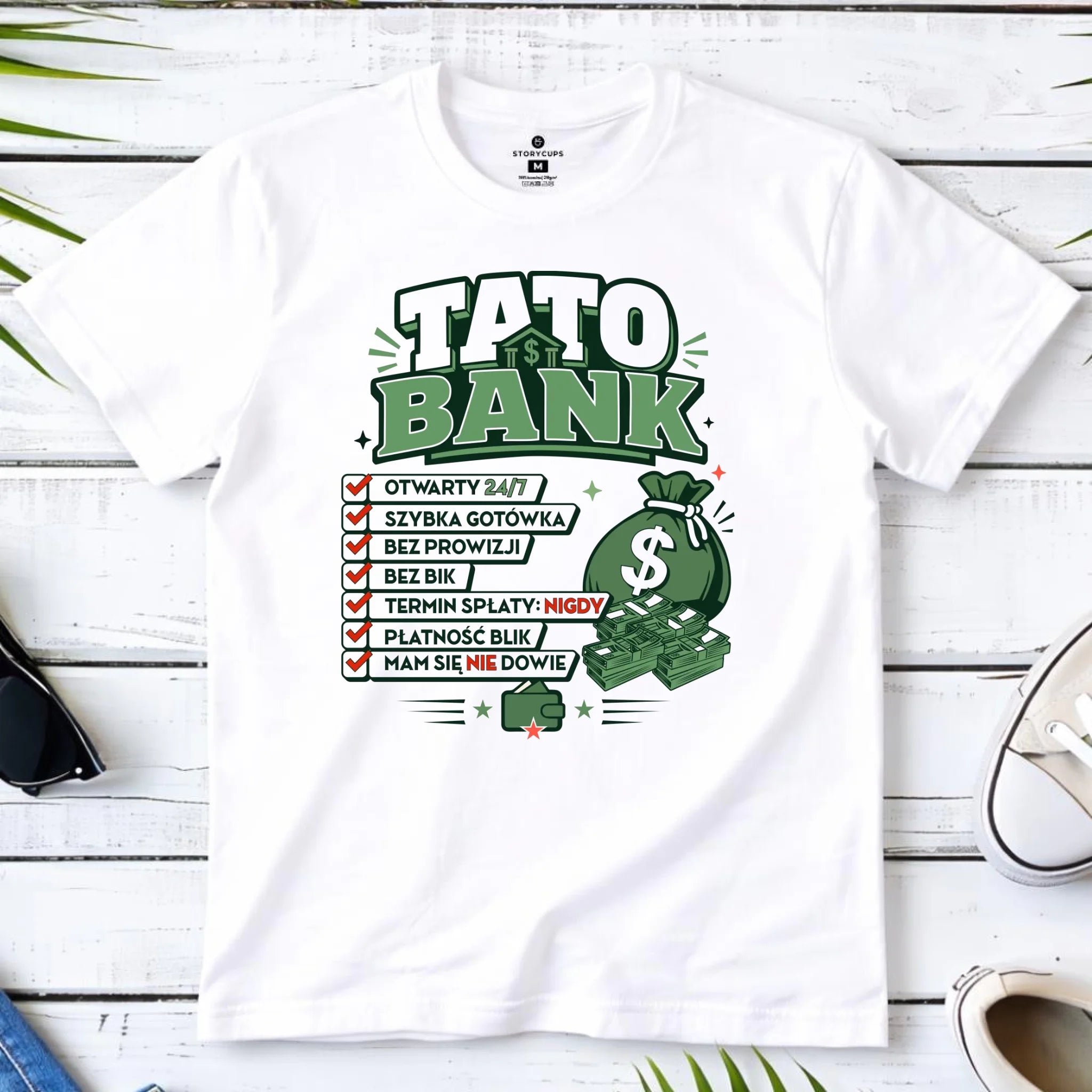 Koszulka dla taty - Tato Bank DT41 - StoryCups.pl