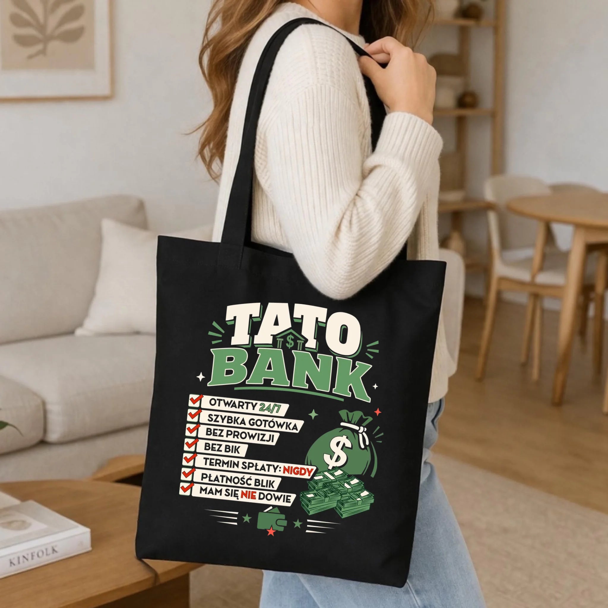 Torba dla taty - Tato Bank DT41 - StoryCups.pl