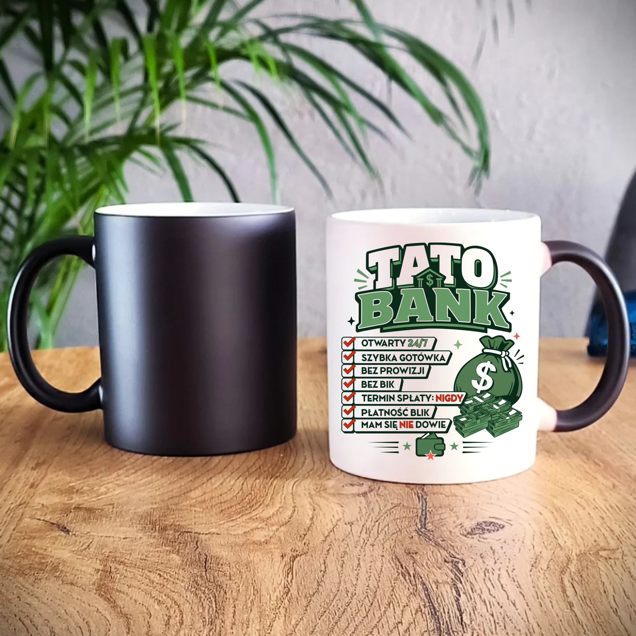 Kubek magiczny dla taty - Tato Bank DT41 - StoryCups.pl