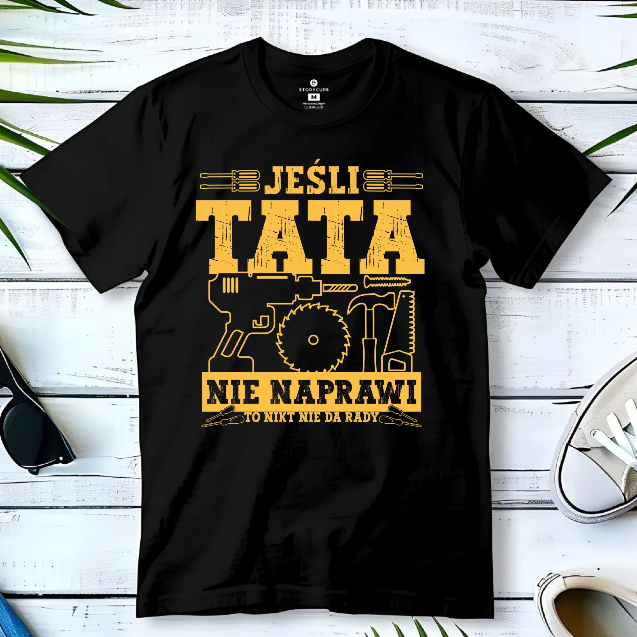 Koszulka dla taty - Jeśli tata nie naprawi to nikt nie da rady DT43 - StoryCups.pl