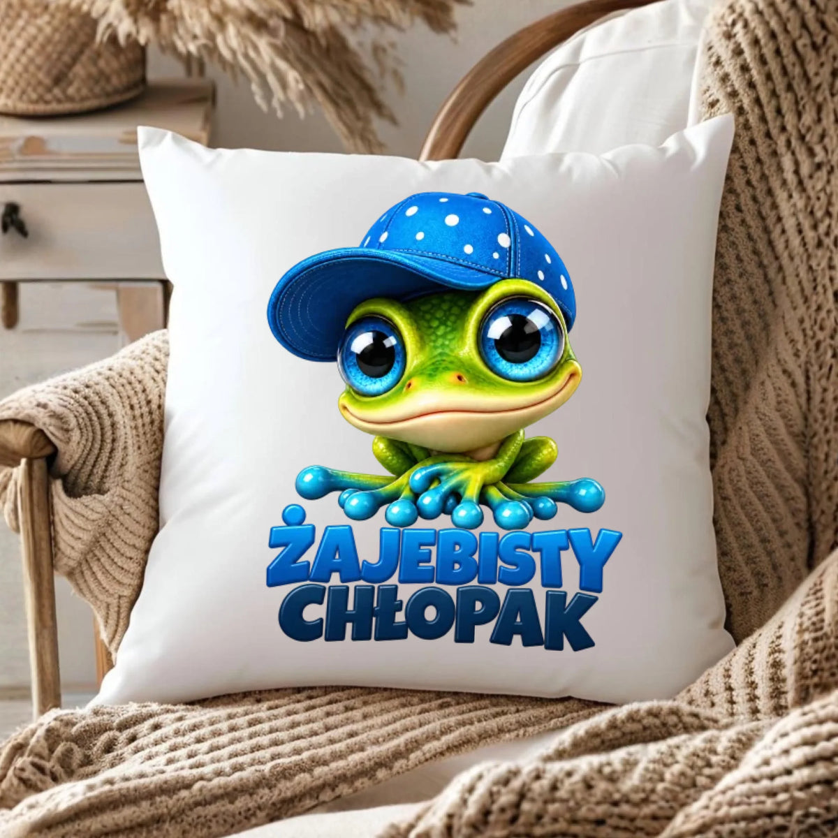 Poduszka - Żajebisty Chłopak - personalizowana DCH01
