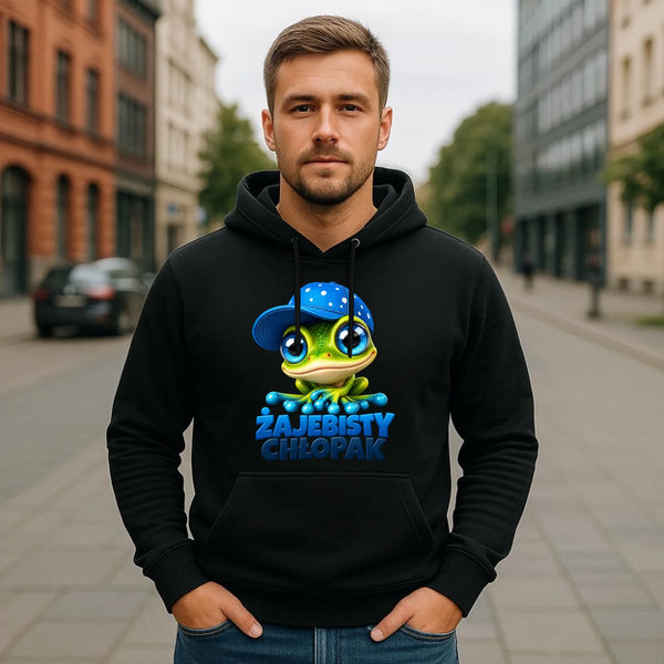 Bluza męska z kapturem - Żajebisty Chłopak - personalizowana DCH01