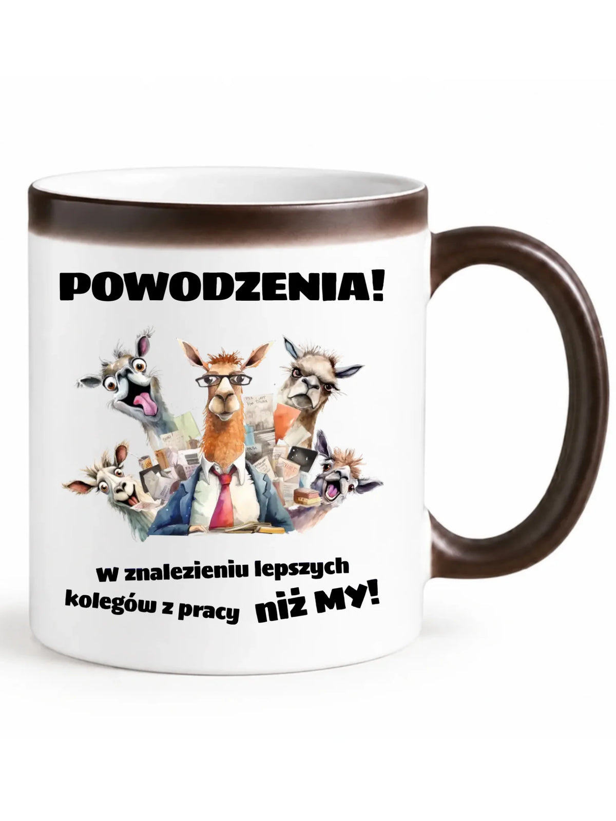 Kubek magiczny na odejście z pracy - Powodzenia w znalezieniu lepszych kolegów OP08