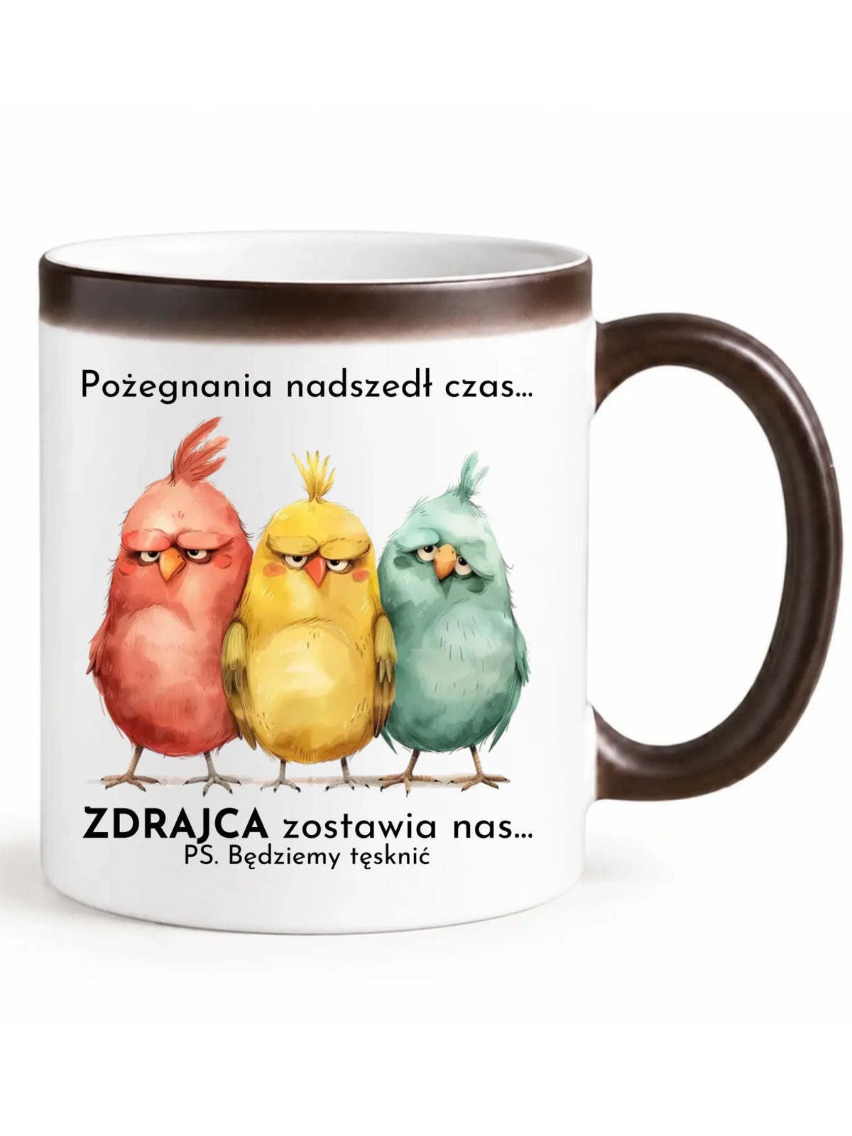 Kubek magiczny na odejście z pracy - Pożegnania nadszedł czas OP05
