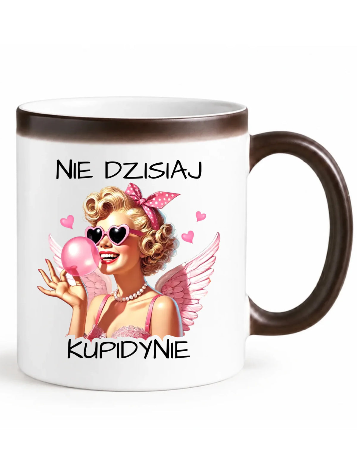 Kubek magiczny na Walentynki dla singielki - Nie dzisiaj W18