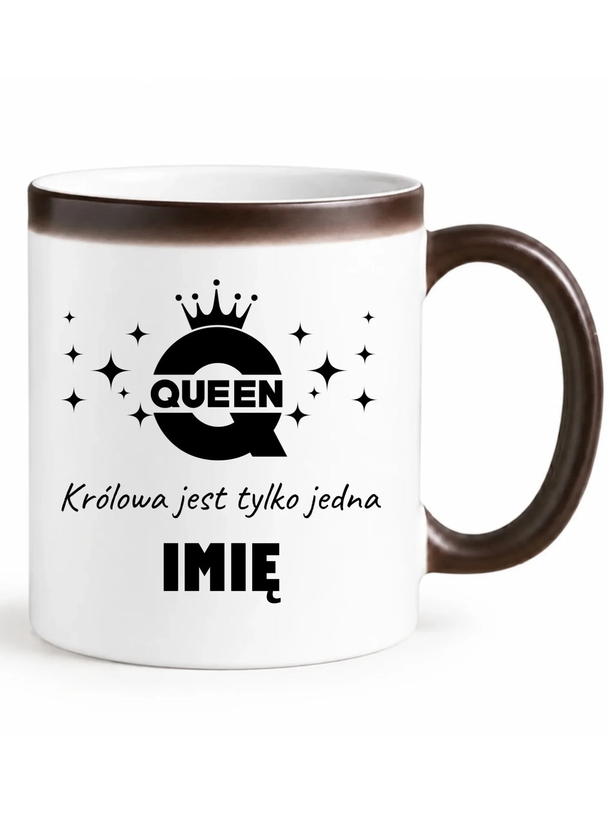 Kubek magiczny dla niej - Queen Królowa jest tylko jedna - personalizowany W40