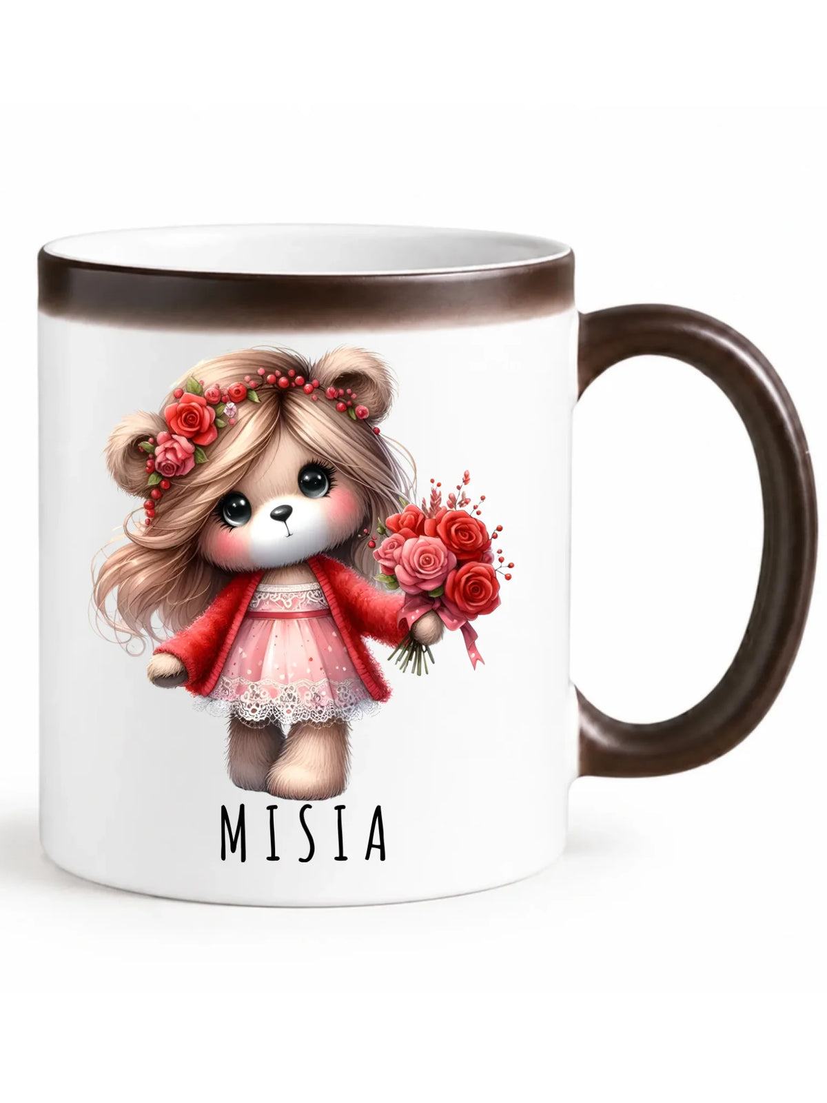 Kubek magiczny dla dziewczyny - Misia W35
