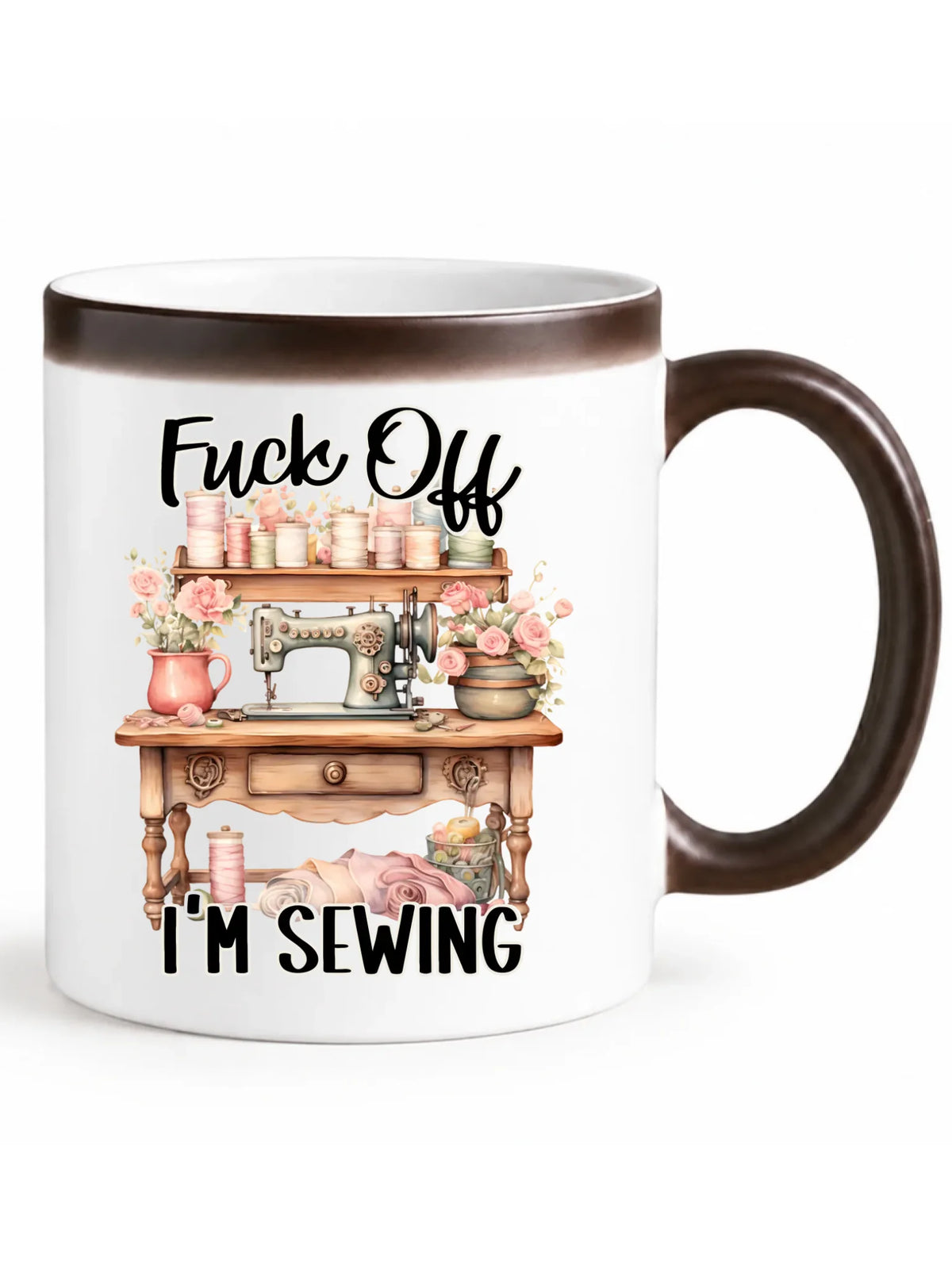 Kubek magiczny szyciowy dla krawcowej - Fck off im sewing HS16