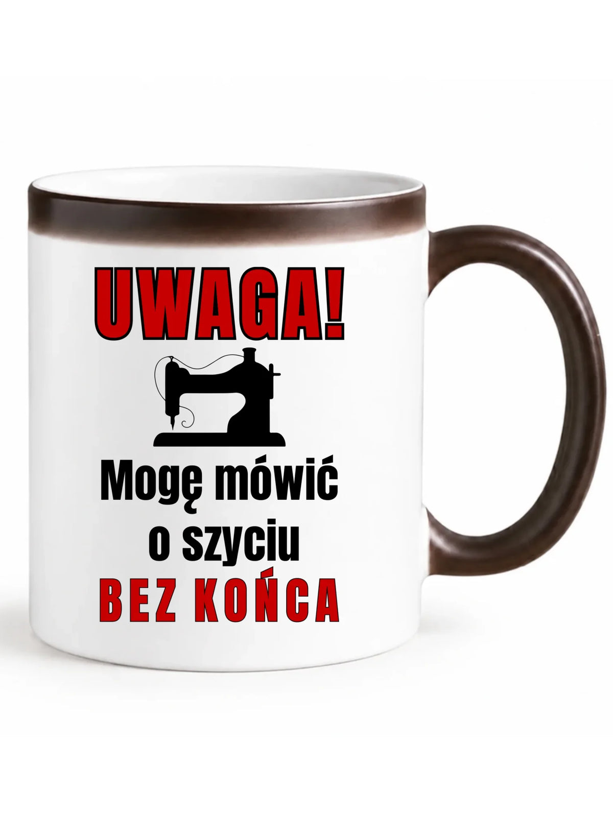 Kubek magiczny szyciowy dla krawcowej - Mówić o szyciu bez końca HS19