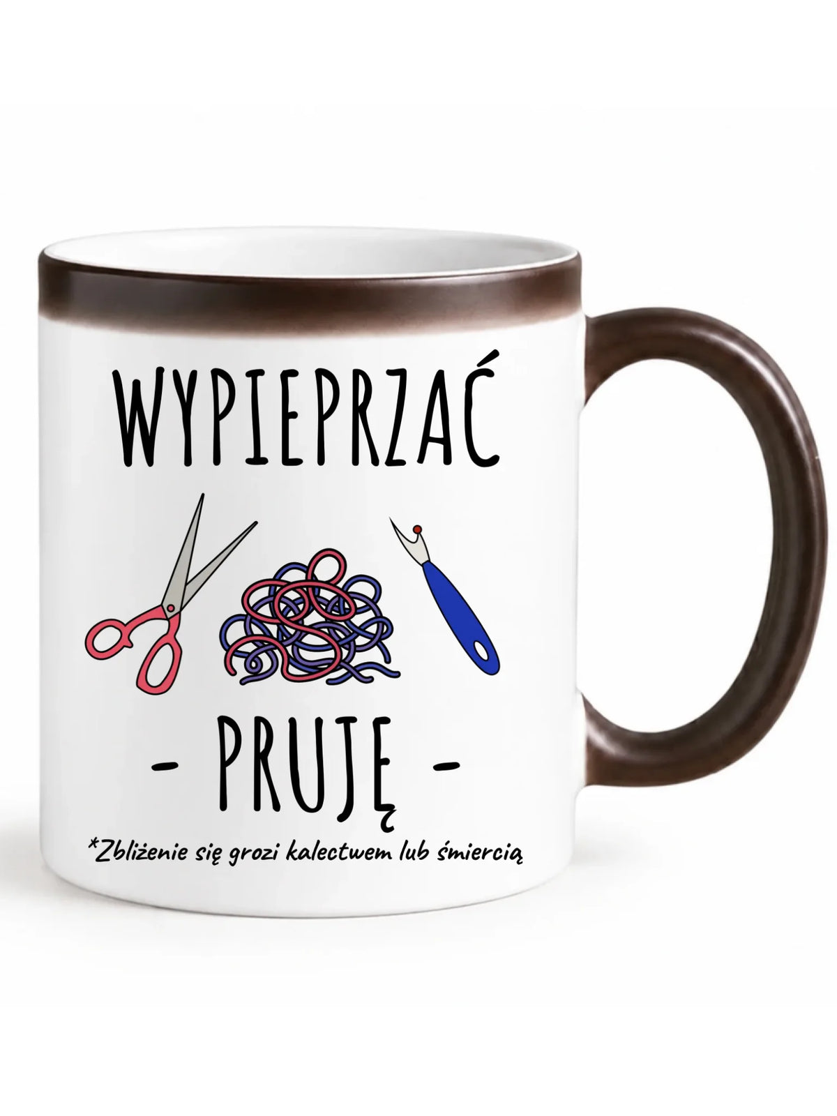 Kubek magiczny szyciowy dla krawcowej - Wypieprzać, pruję HS08