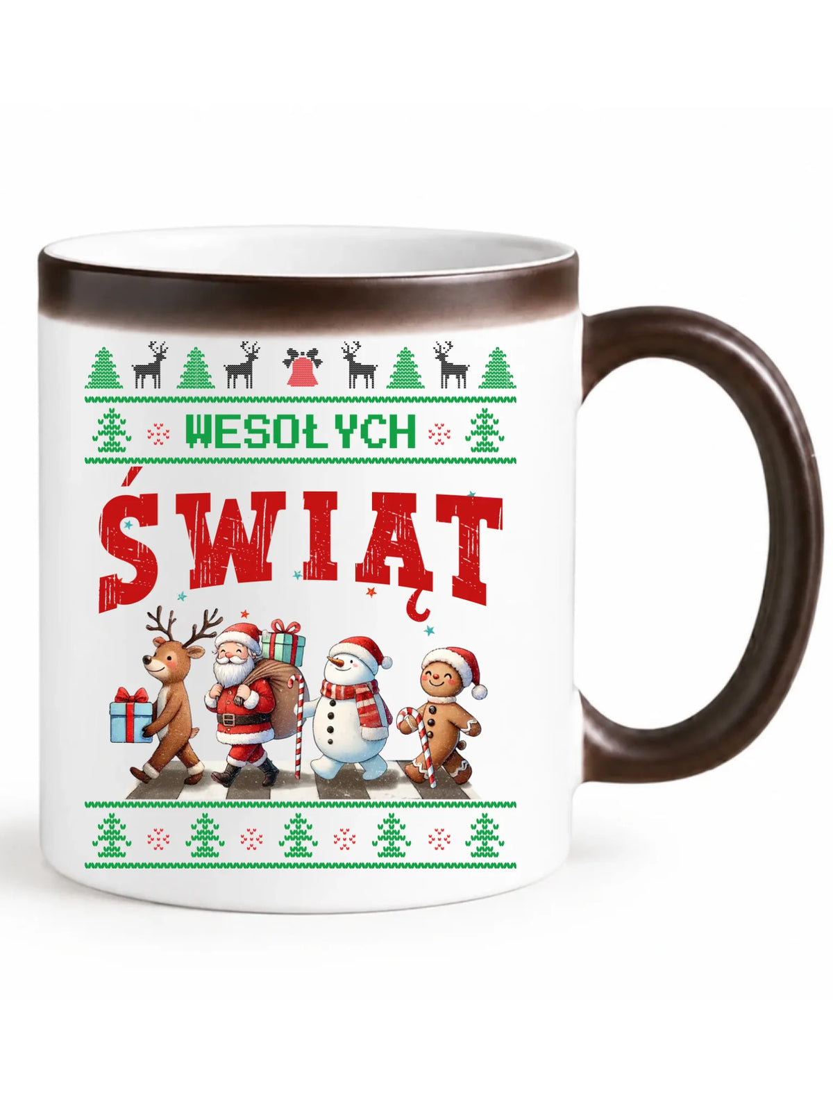 Kubek magiczny świąteczny - Wesołych Świąt BN06