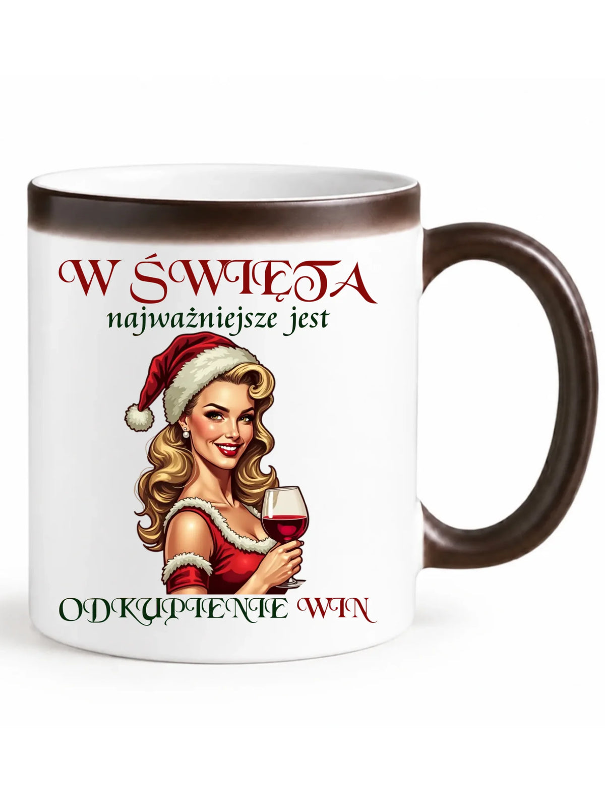 Kubek magiczny świąteczny - Odkupienie win BN04