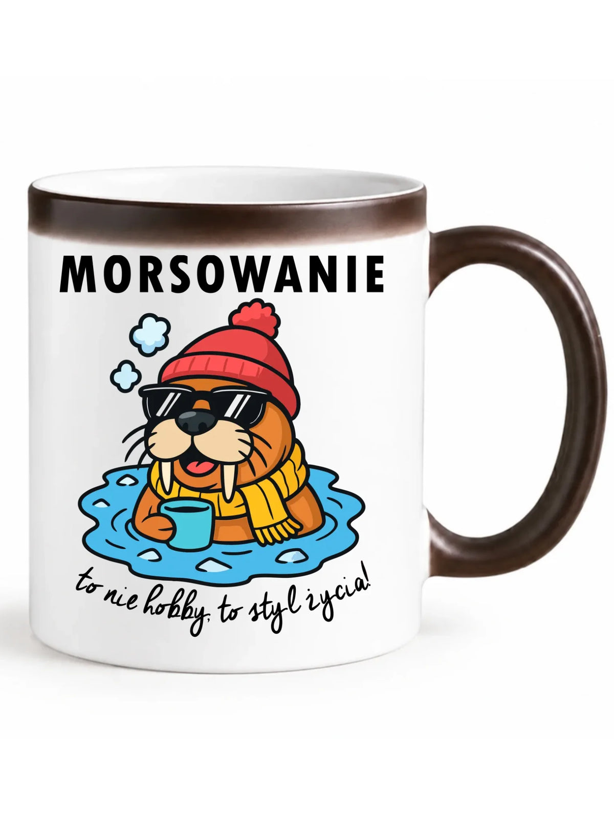 Kubek magiczny - prezent dla morsa - Morsowanie to styl życia HM10