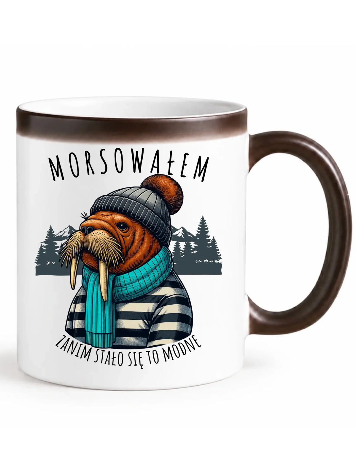 Kubek magiczny - prezent dla morsa - Morsowałem zanim stało się to modne - Mors HM08