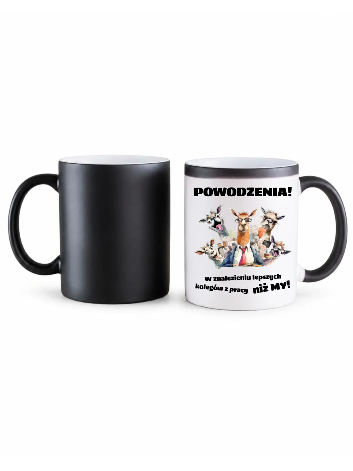 Kubek magiczny na odejście z pracy - Powodzenia w znalezieniu lepszych kolegów OP08