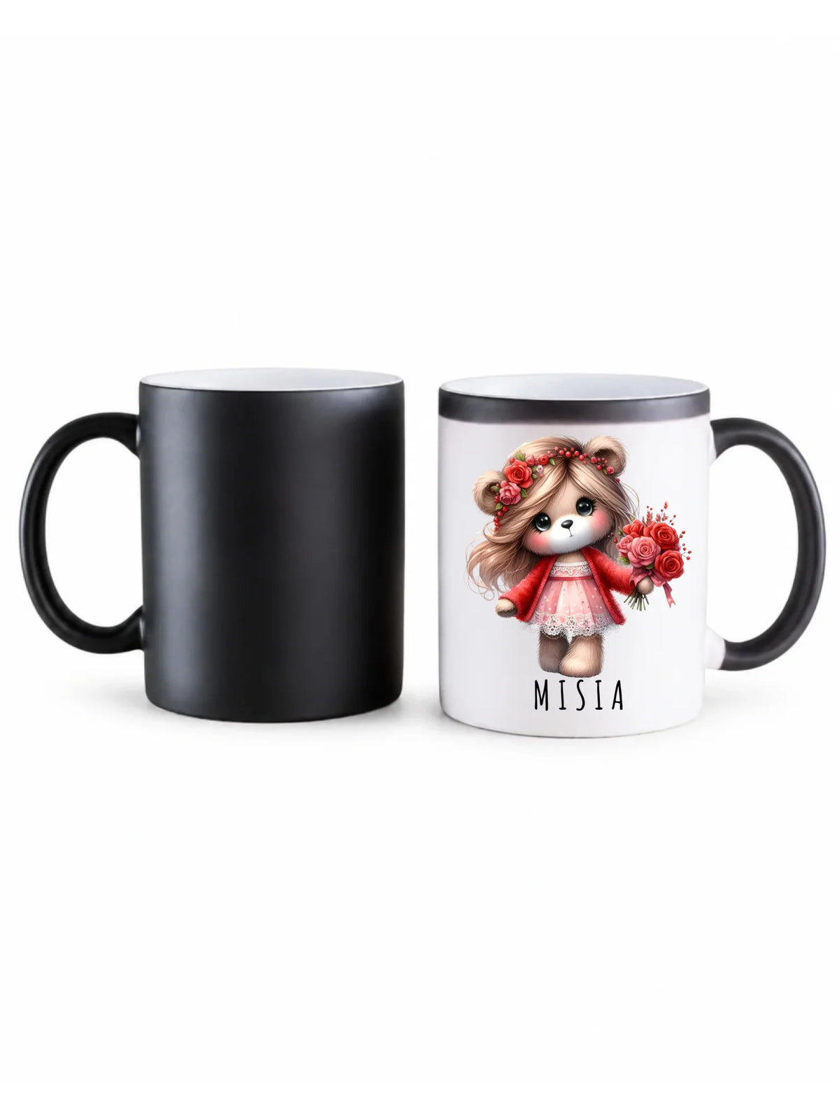 Kubek magiczny dla dziewczyny - Misia W35