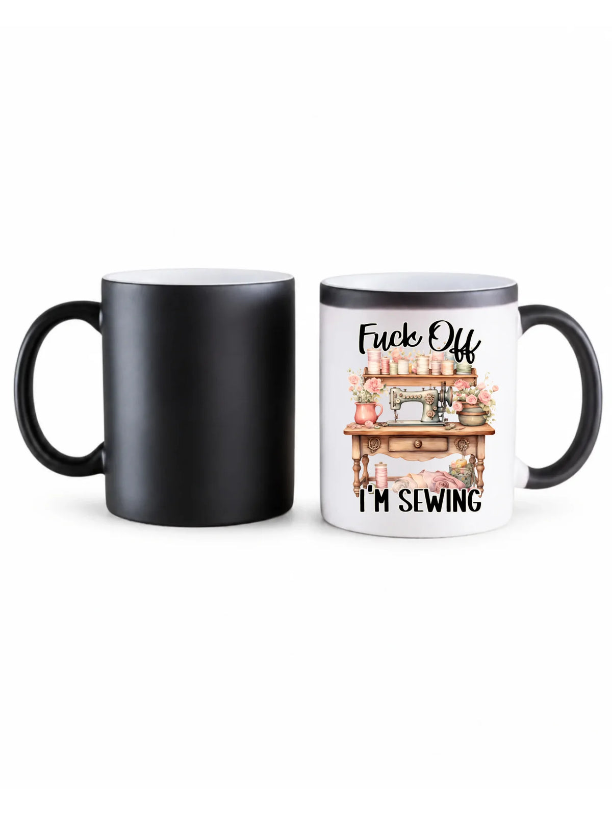 Kubek magiczny szyciowy dla krawcowej - Fck off im sewing HS16