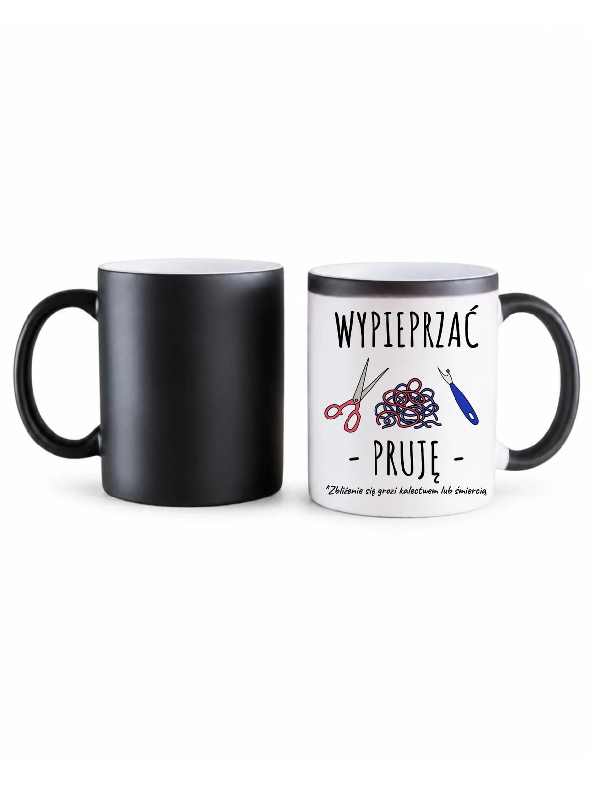 Kubek magiczny szyciowy dla krawcowej - Wypieprzać, pruję HS08