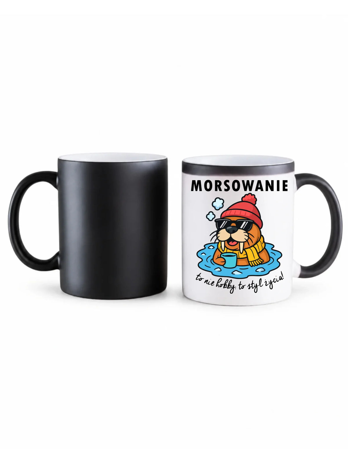 Kubek magiczny - prezent dla morsa - Morsowanie to styl życia HM10