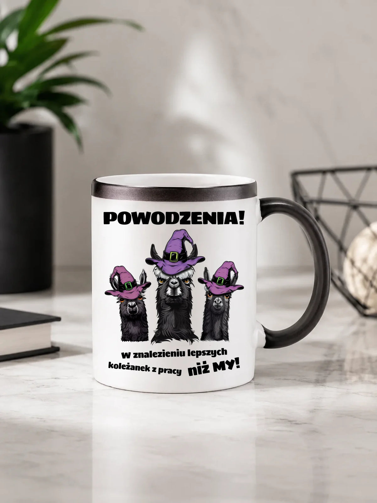 Kubek magiczny na odejście z pracy - Powodzenia w znalezieniu lepszych koleżanek OP07