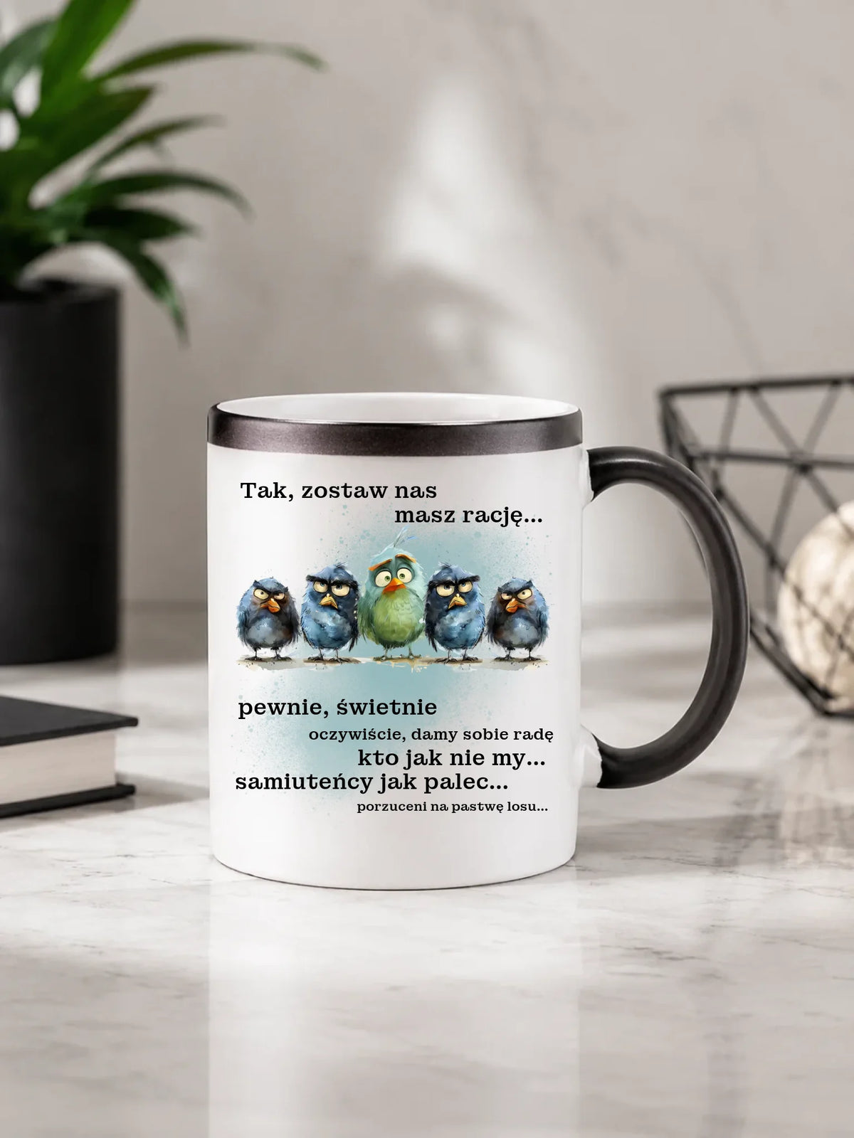 Kubek magiczny na odejście z pracy - Tak, zostaw nas OP06