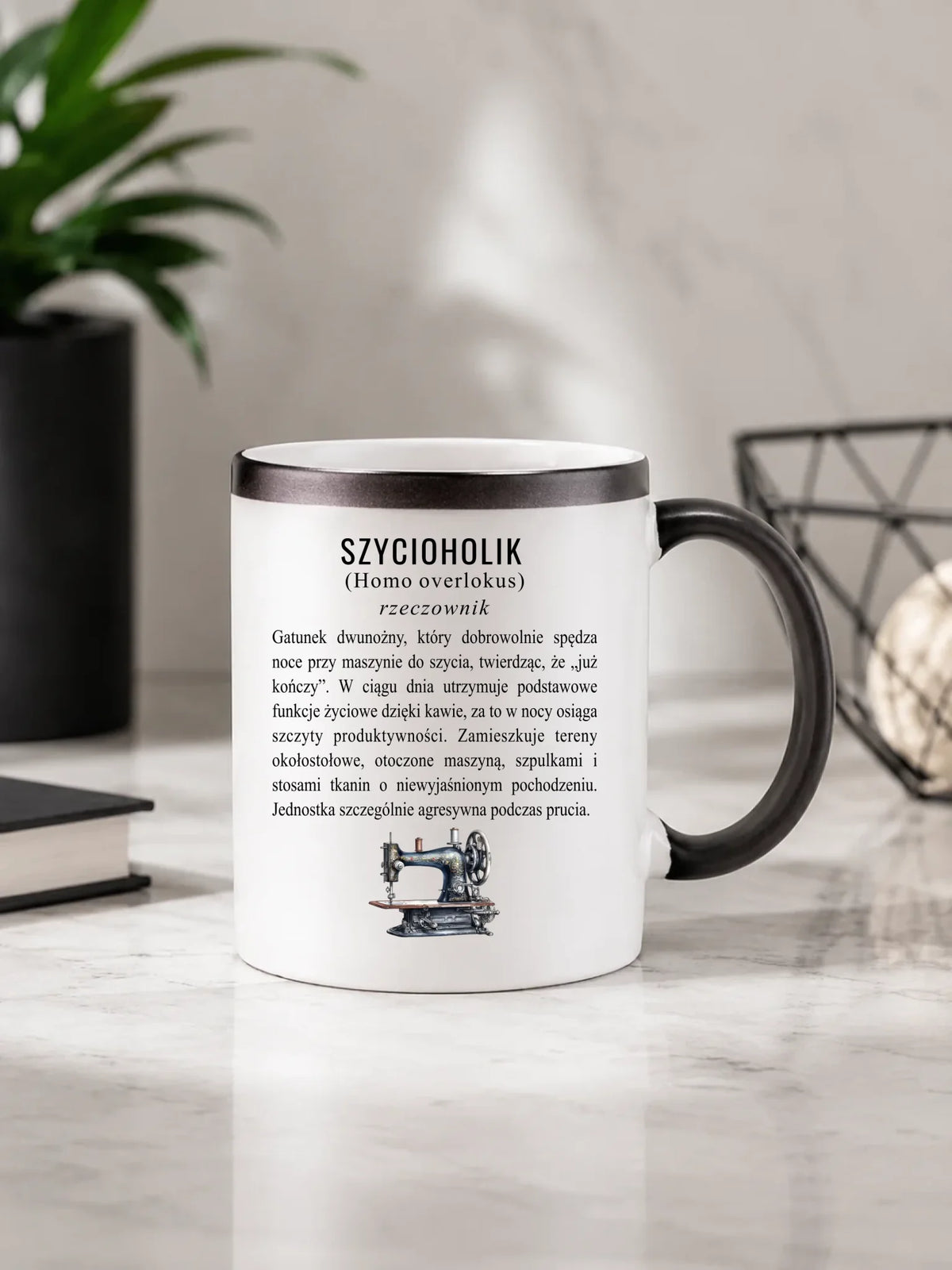 Kubek magiczny szyciowy dla krawcowej - Szycioholik definicja HS10