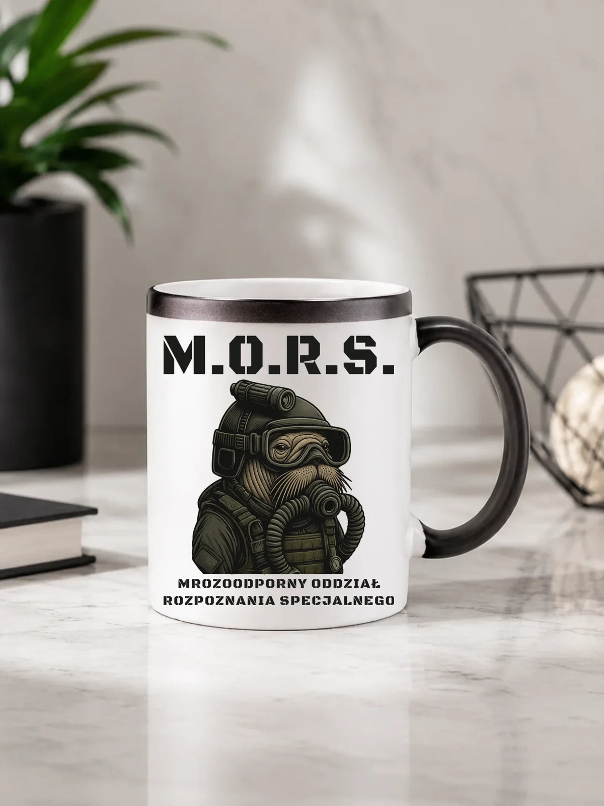 Kubek magiczny - prezent dla morsa - M.O.R.S. Mrozoodporny Oddział Rozpoznania Specjalnego HM20