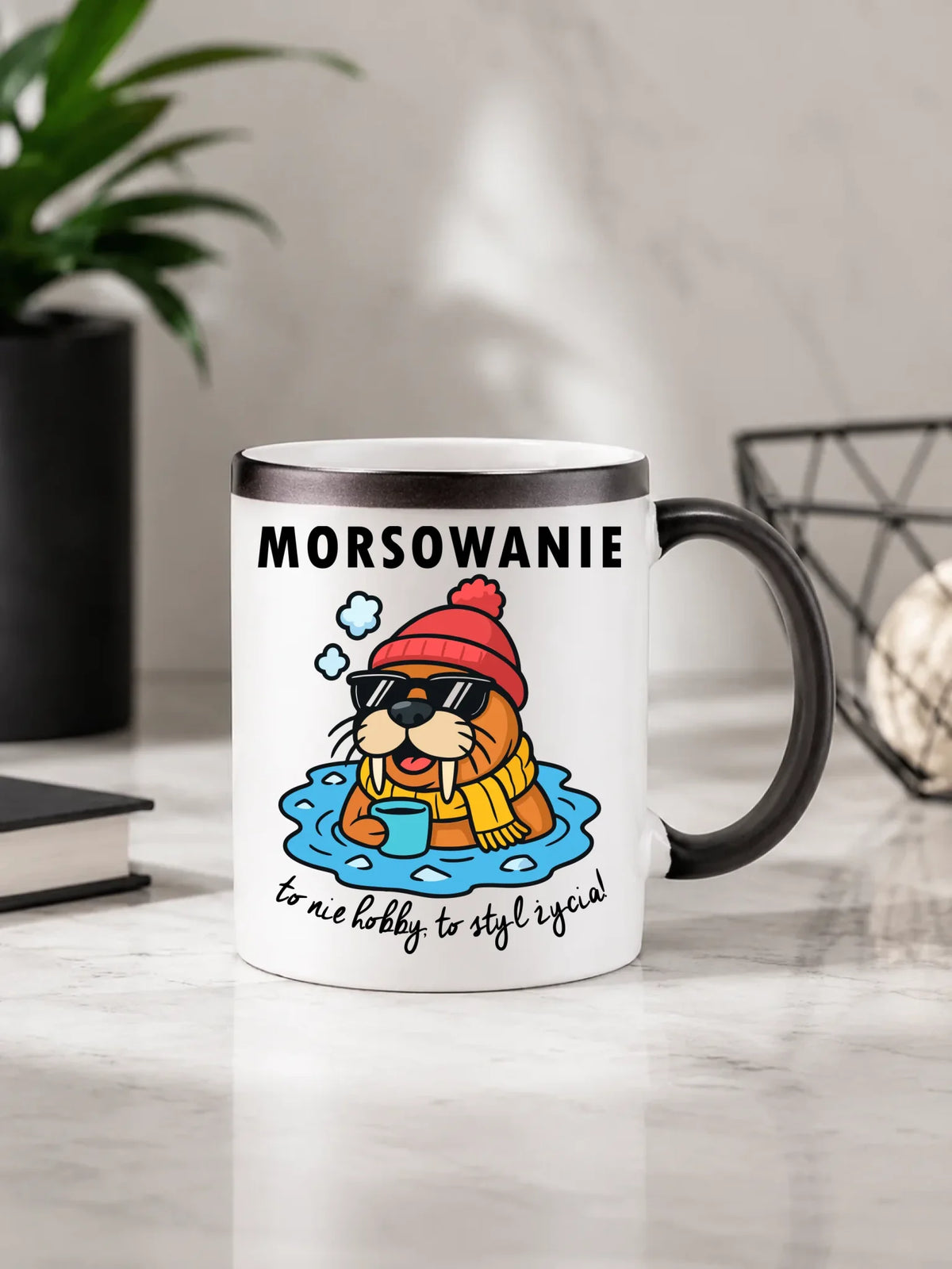 Kubek magiczny - prezent dla morsa - Morsowanie to styl życia HM10
