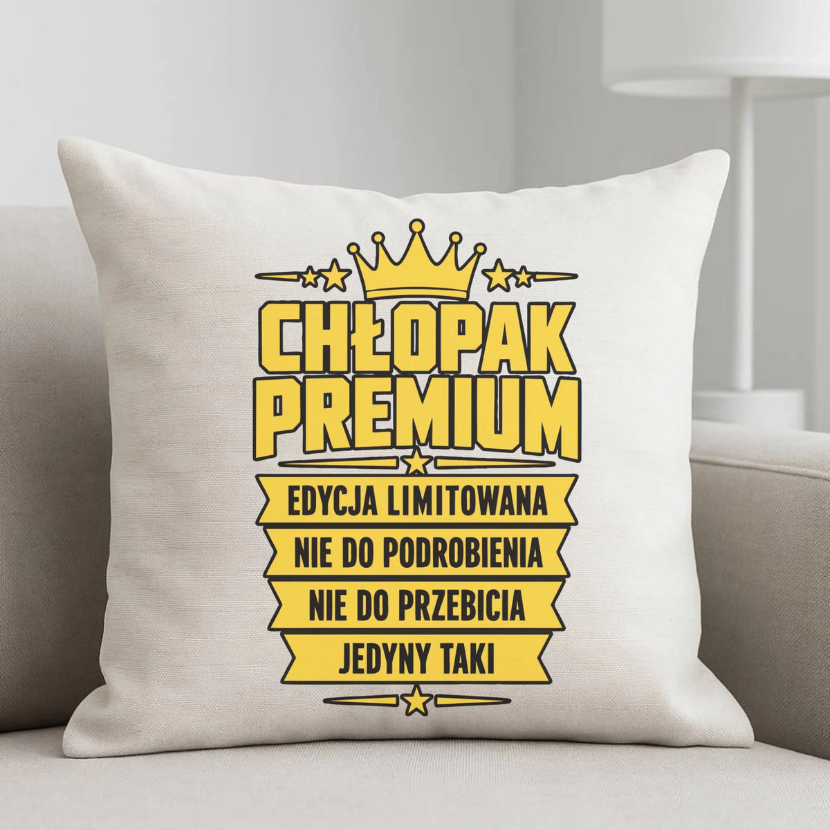Poduszka dla chłopaka - Chłopak Premium Edycja Limitowana