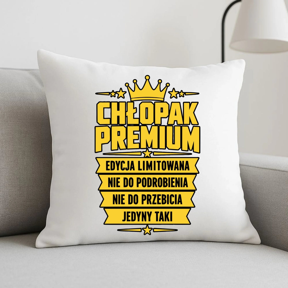Poduszka dla chłopaka - Chłopak Premium Edycja Limitowana