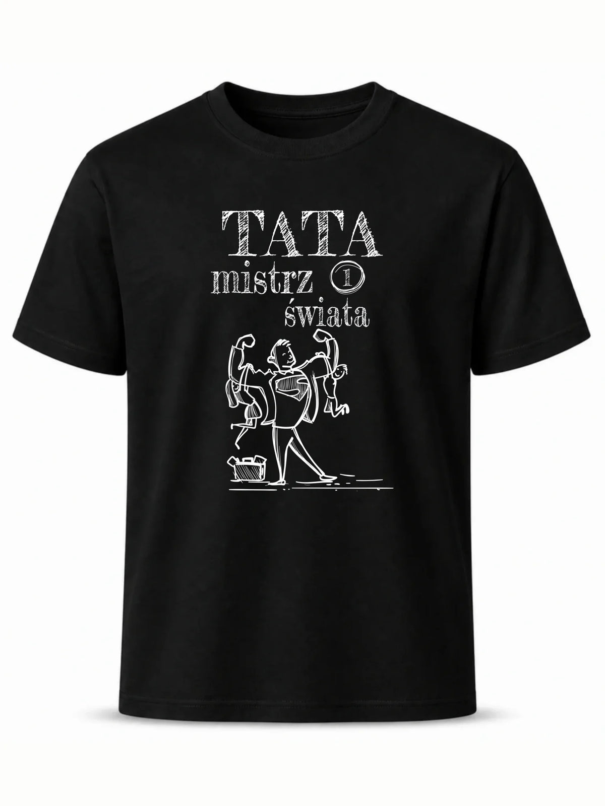 Koszulka dla taty - Tata Mistrz Świata DT36