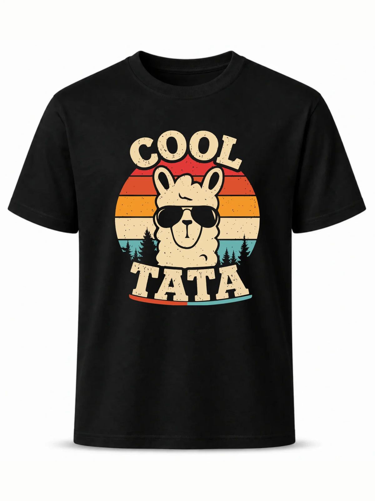 Koszulka dla taty - Lama w okularach Cool tata DT04