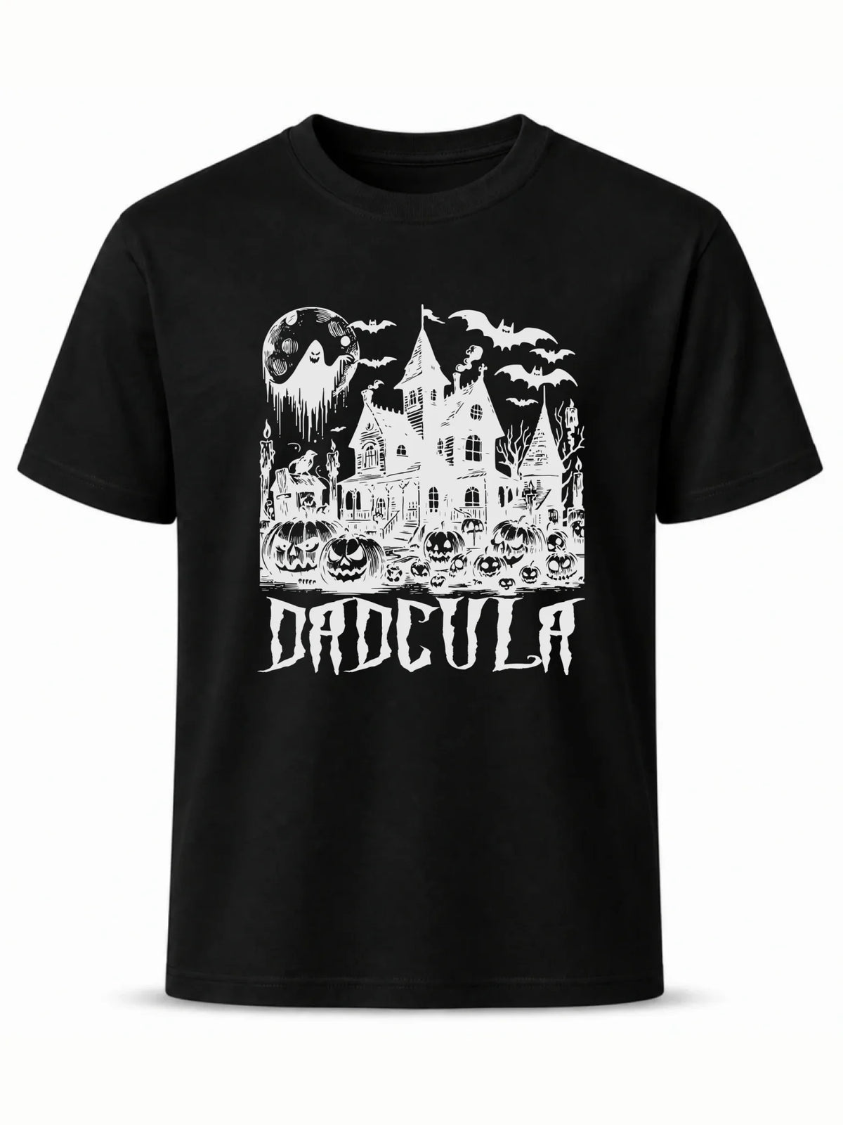 Koszulka halloweenowa dla taty -  Upiorny dom - Dadcula HL19