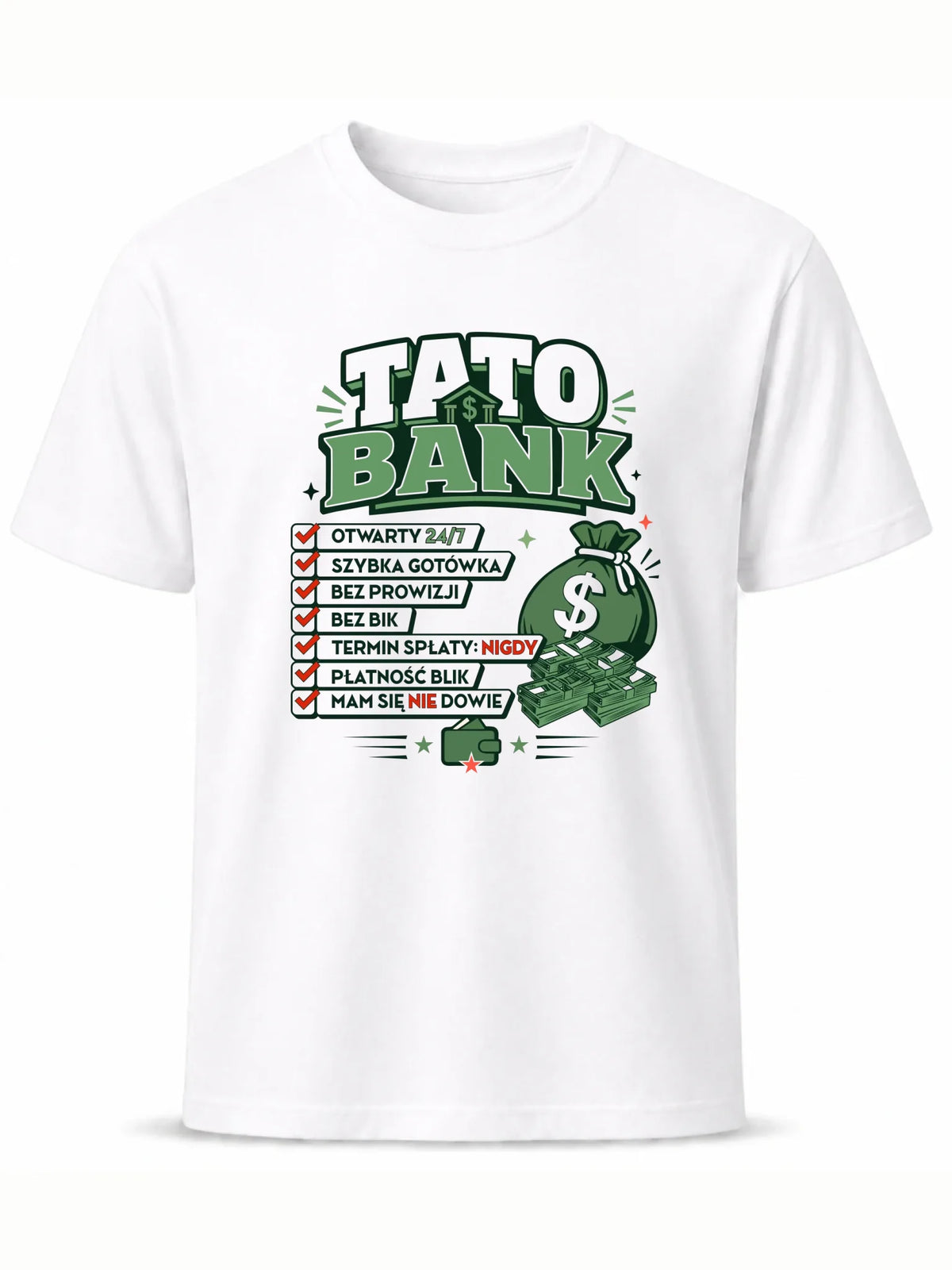 Koszulka dla taty - Tato Bank DT41