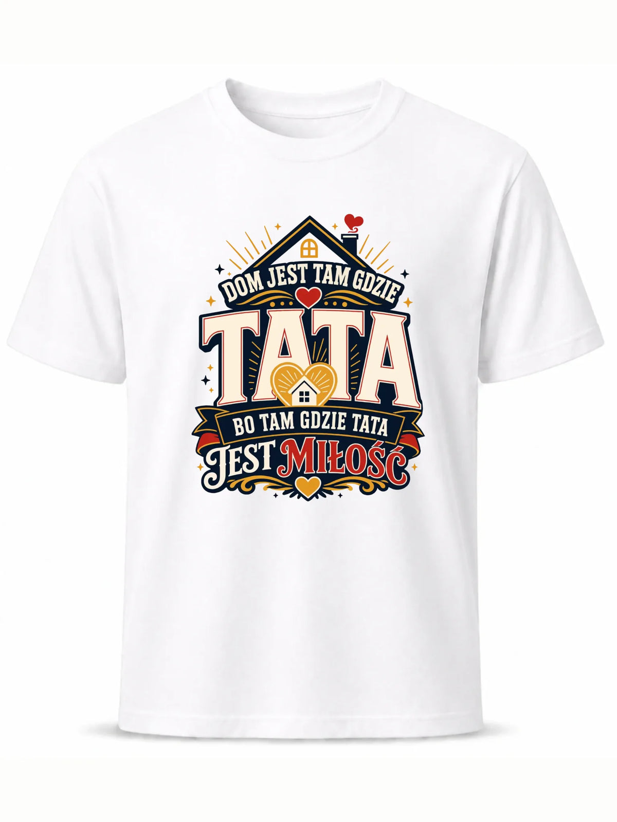 Koszulka dla taty - Dom jest tam gdzie tata DT37