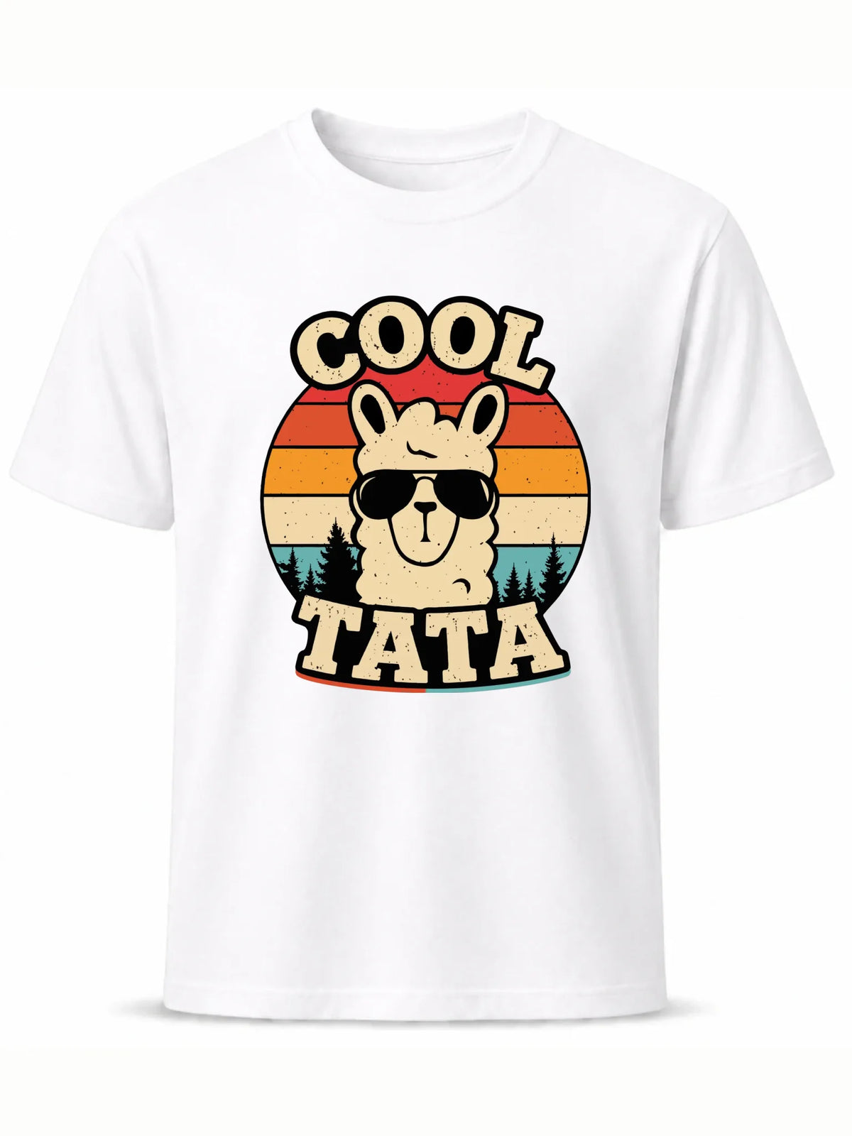 Koszulka dla taty - Lama w okularach Cool tata DT04