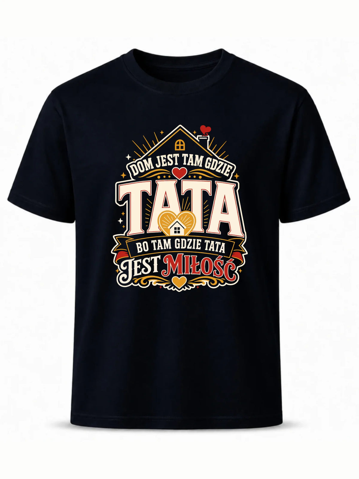 Koszulka dla taty - Dom jest tam gdzie tata DT37