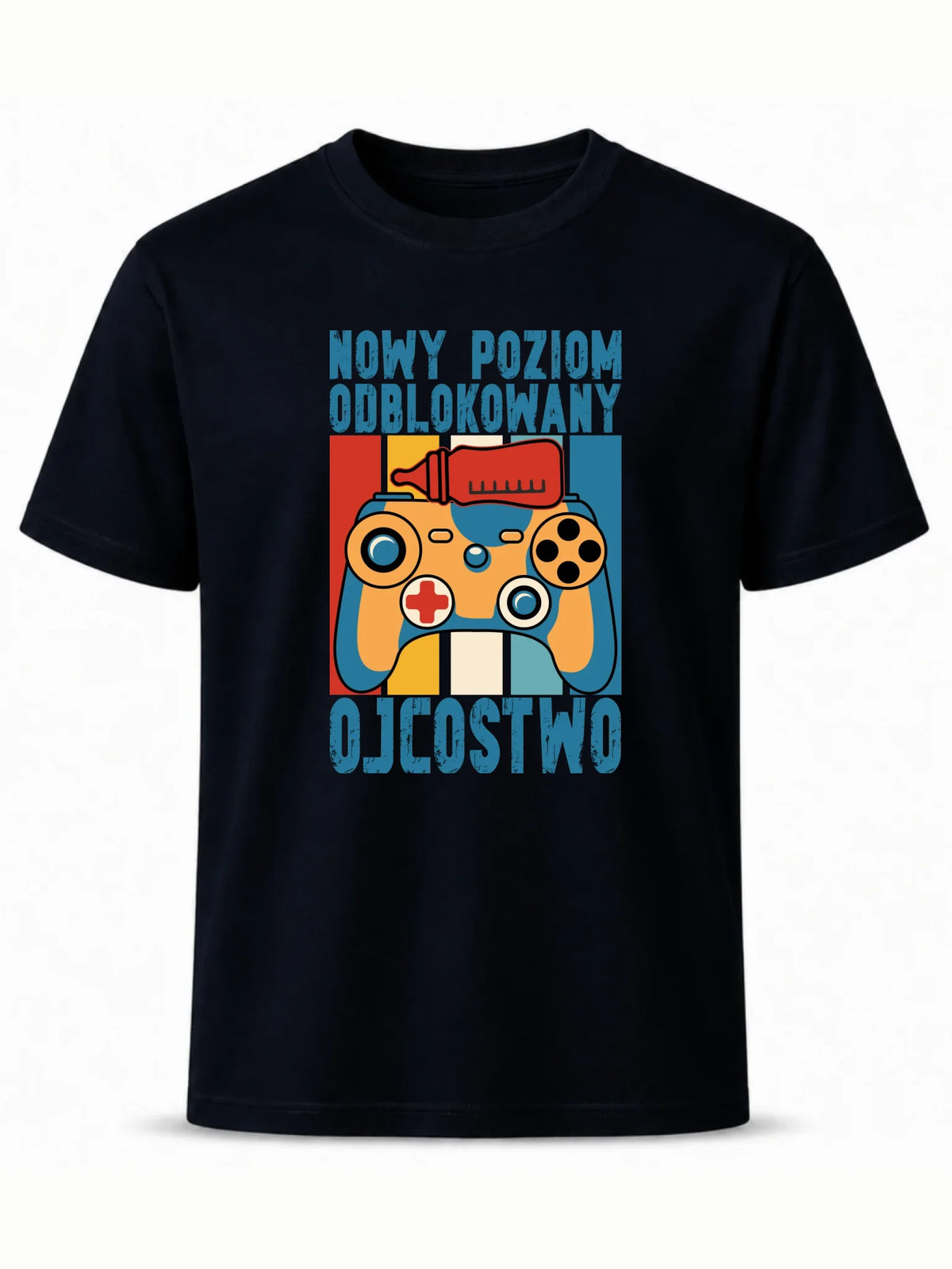 Koszulka dla młodego taty gamera - Nowy poziom odblokowany DT24