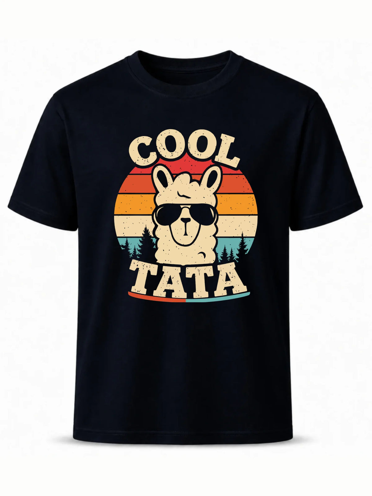 Koszulka dla taty - Lama w okularach Cool tata DT04